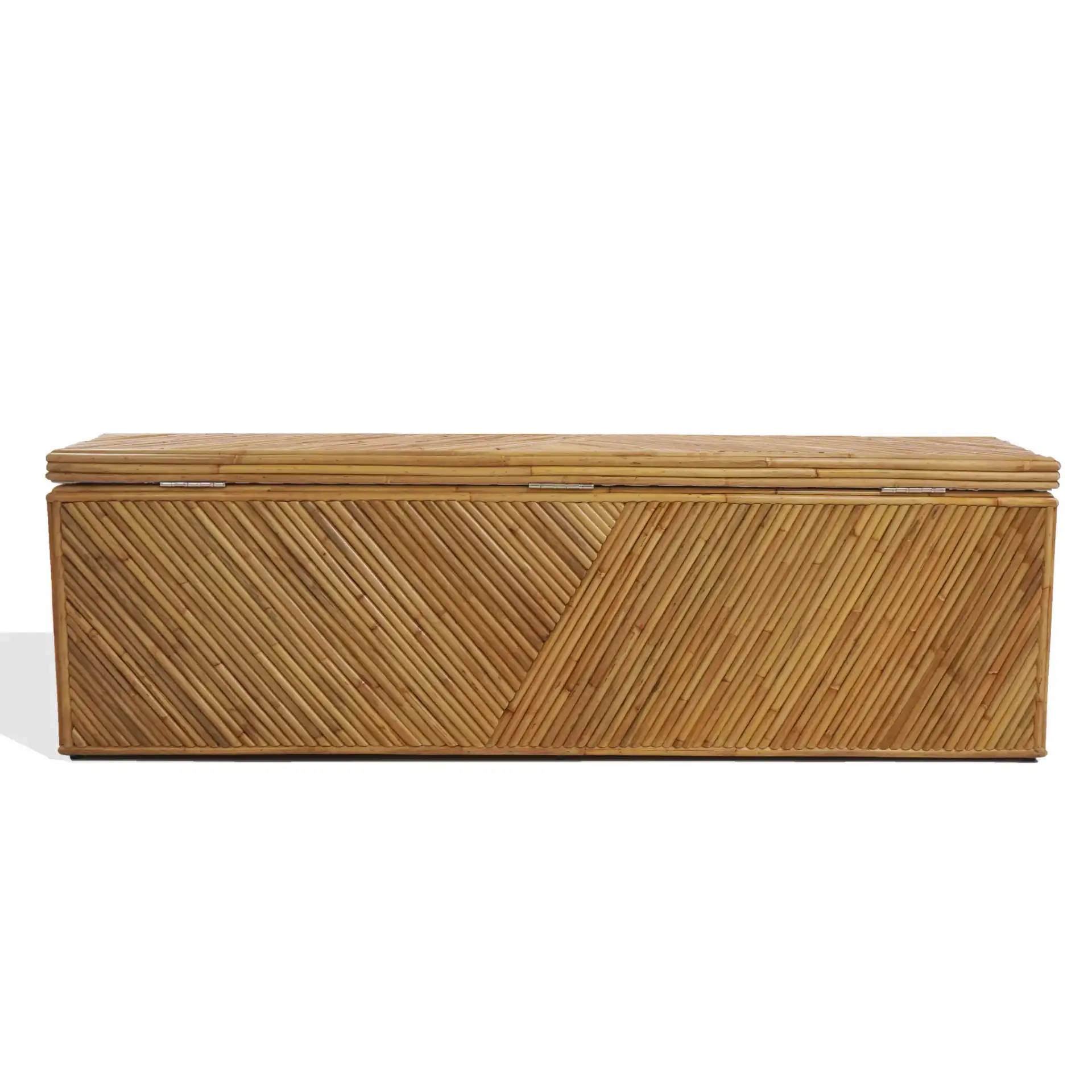Zoeigh Rattan Trunk in Natural, detail view