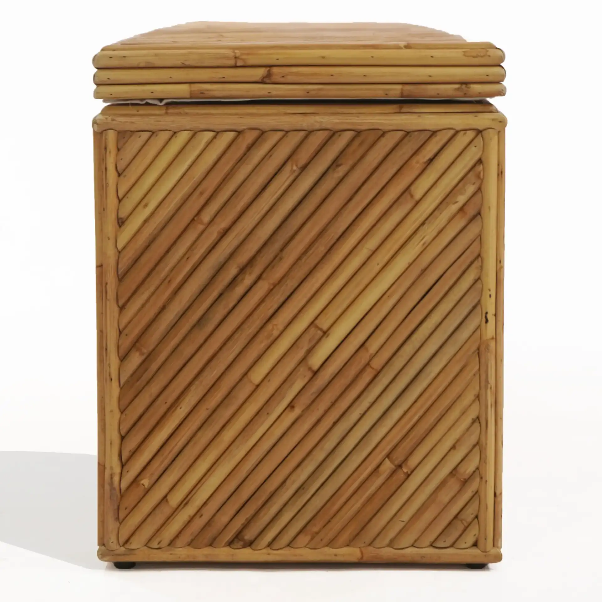 Zoeigh Rattan Trunk in Natural, detail view