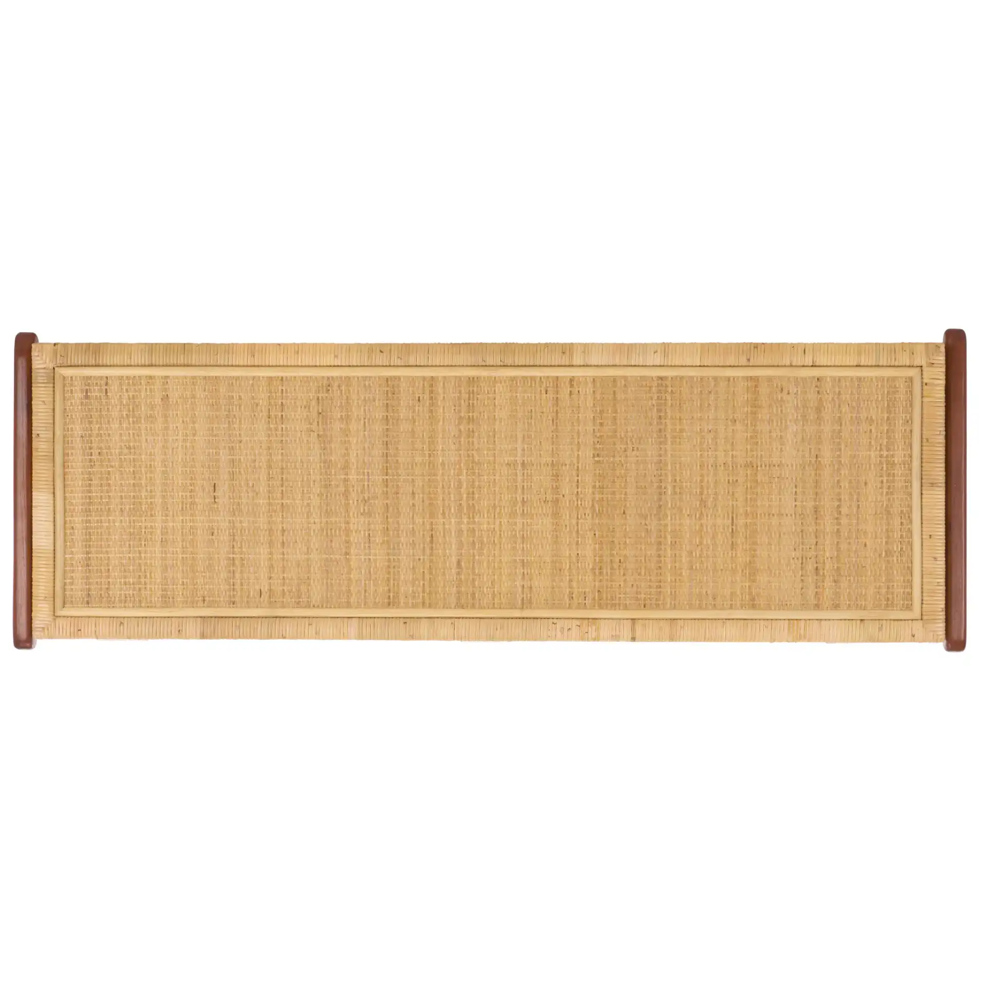 Irena Storage Trunk in Natural / Walnut, detail view