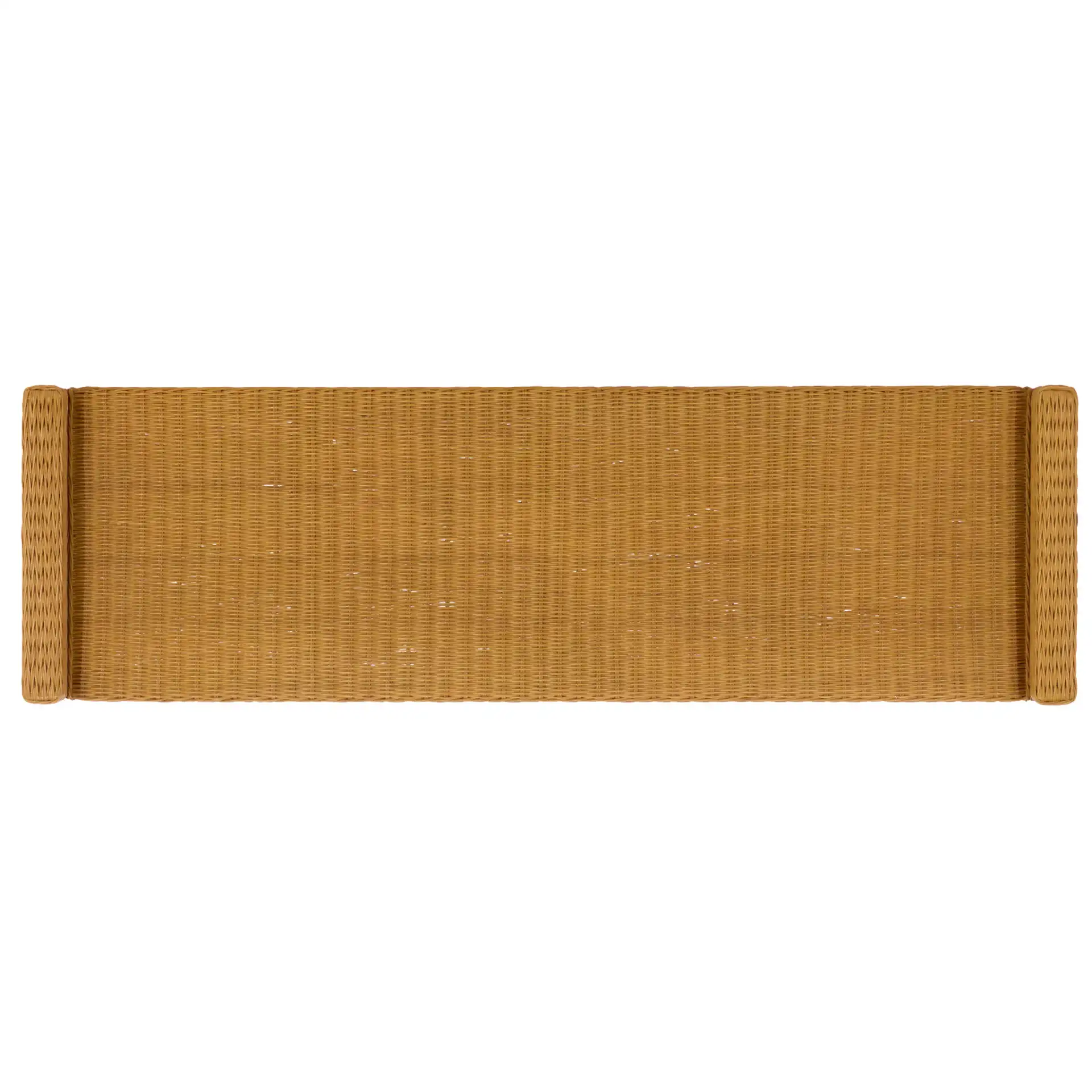 Jimmy Rattan Bench in Natural, detail view