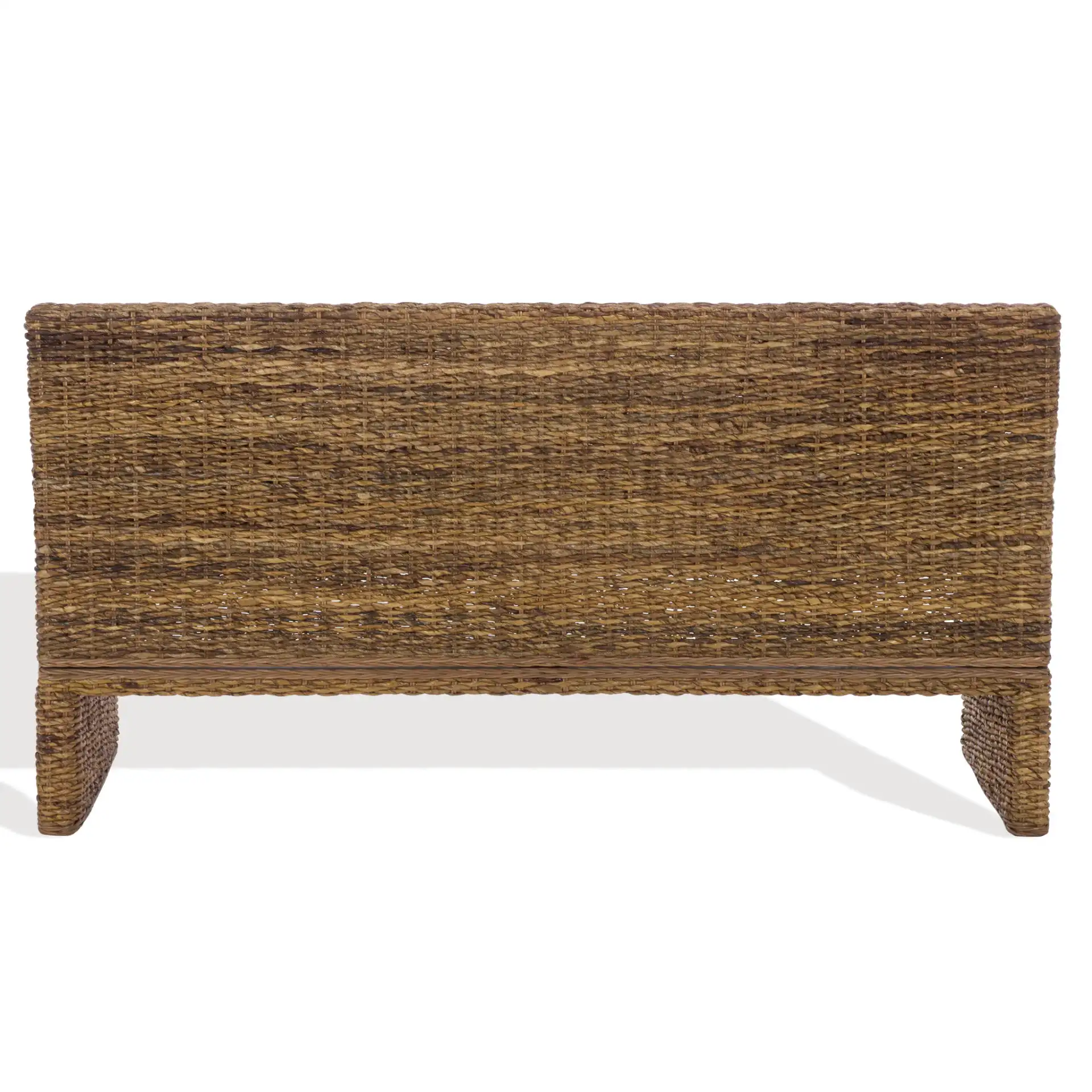 Graylee Abaca Bench in Natural, detail view