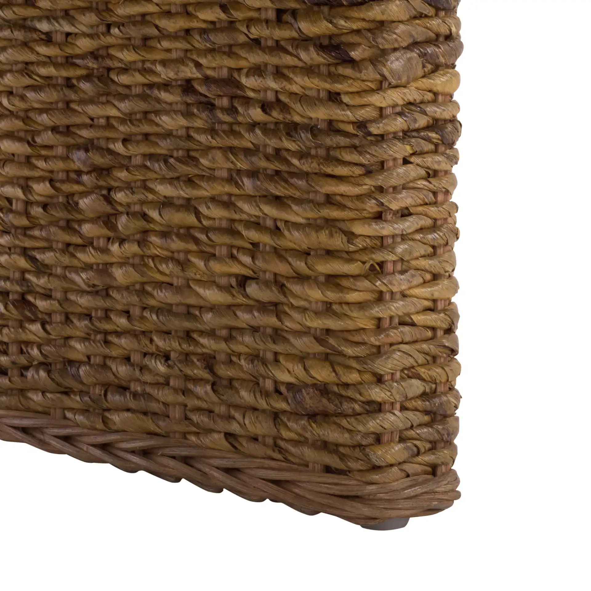 Graylee Abaca Bench in Natural, detail view
