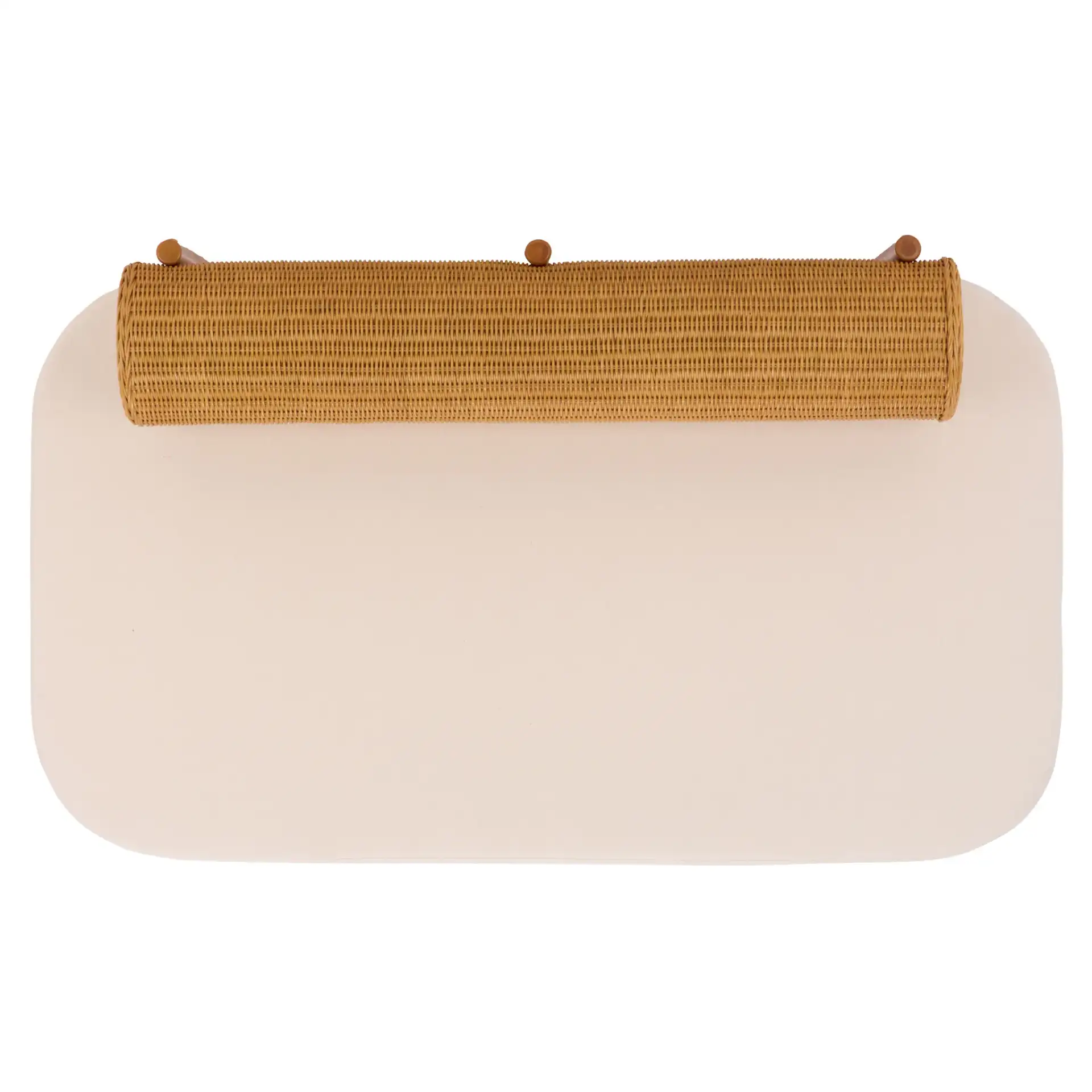 Fowley Rattan Bench in Natural, detail view