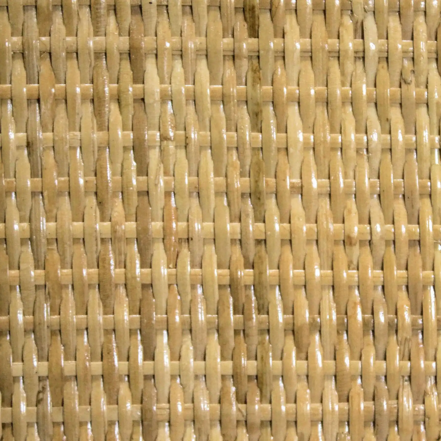 Lambert Rattan Nightstand in Natural, detail view