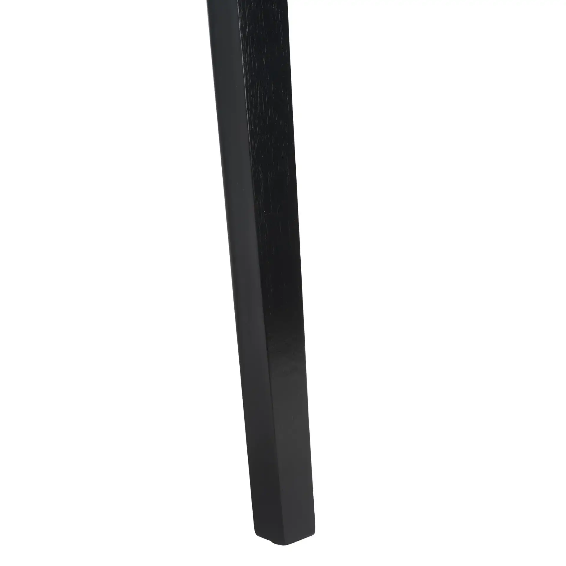 Luella Stackable Dining Chair (Set of 2) in Black, detail view