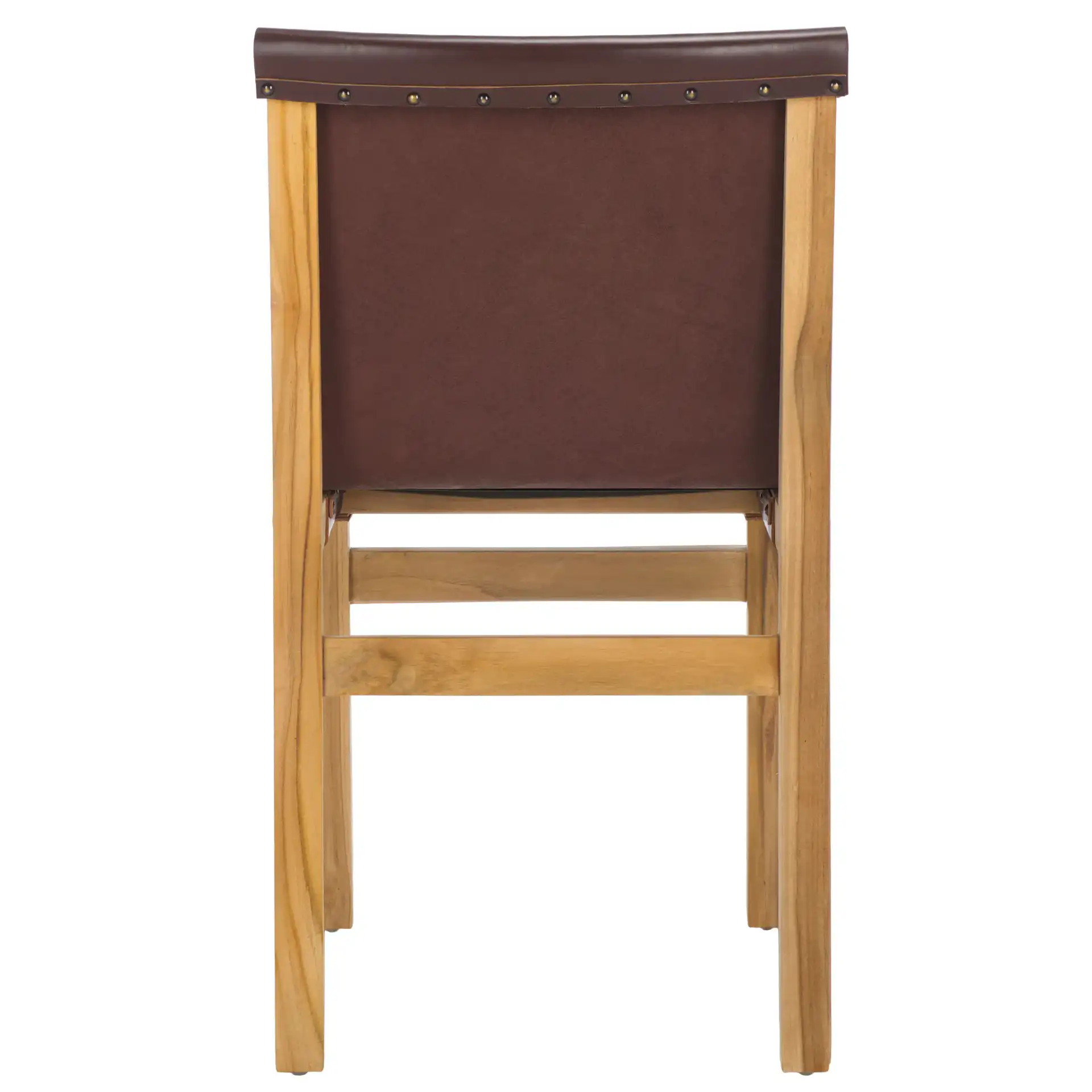 Arian Dining Chair in Cognac / Natural, detail view