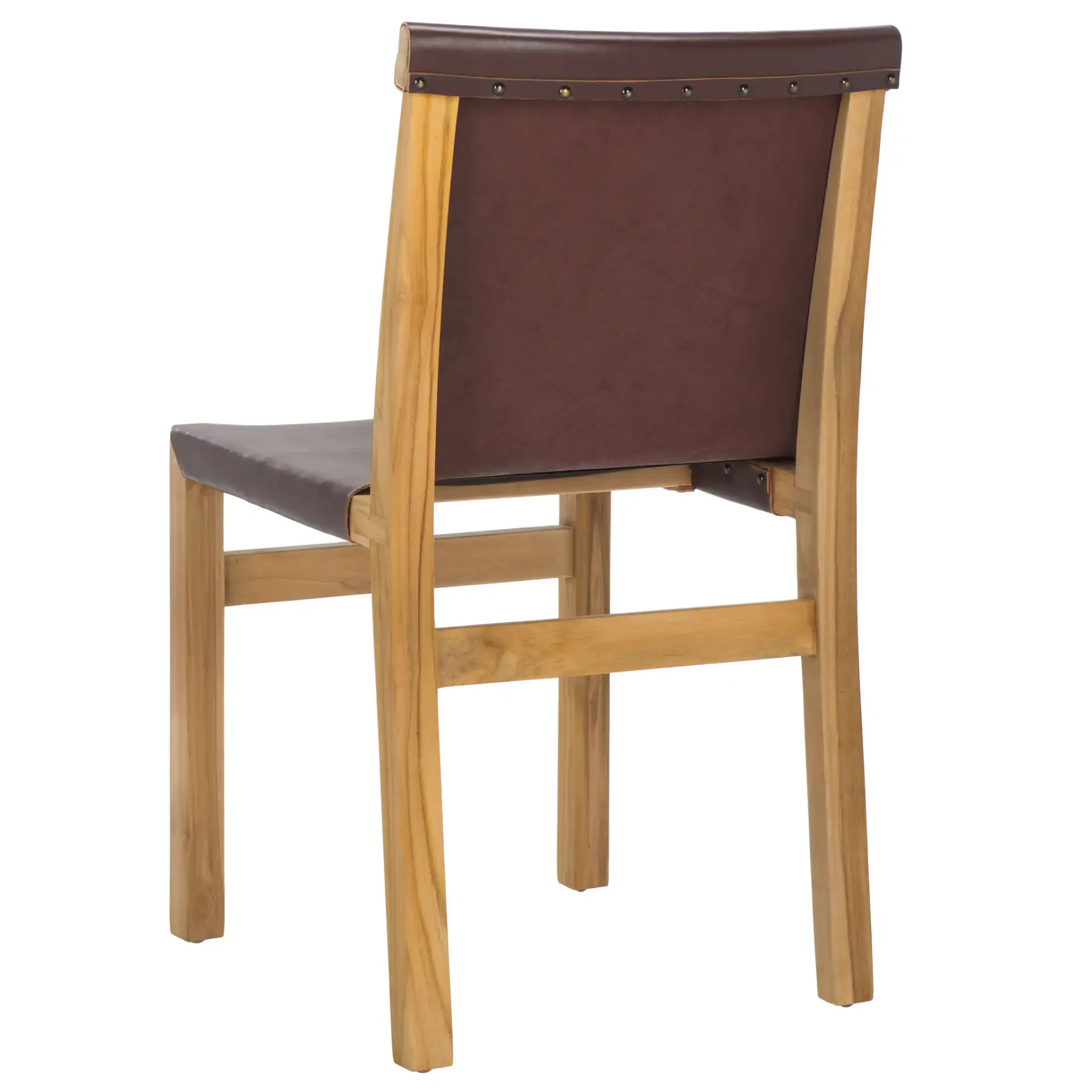 Arian Dining Chair in Cognac / Natural, detail view