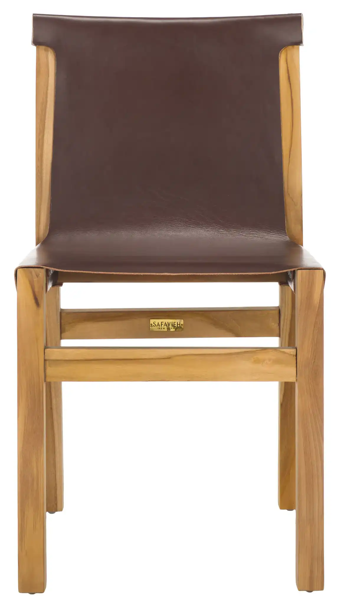 Arian Dining Chair in Cognac / Natural, detail view