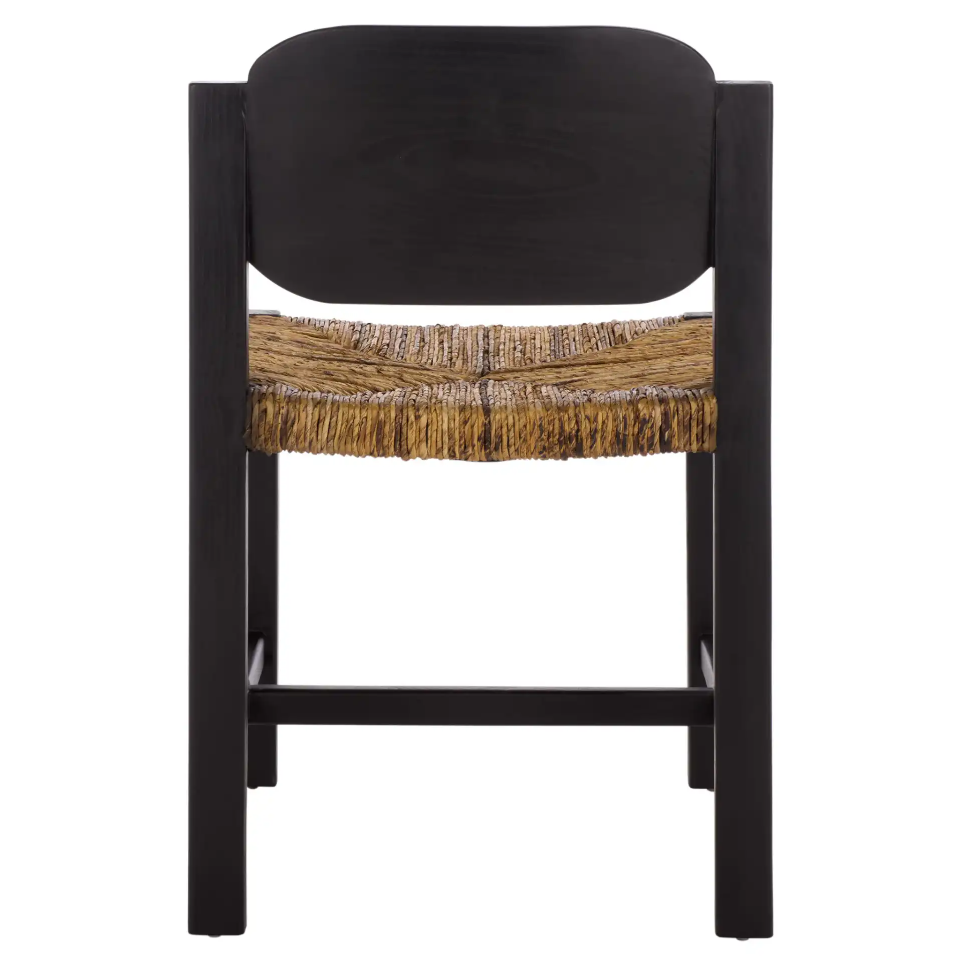 Aristedes Dining Chair in Banana Natural / Black, detail view