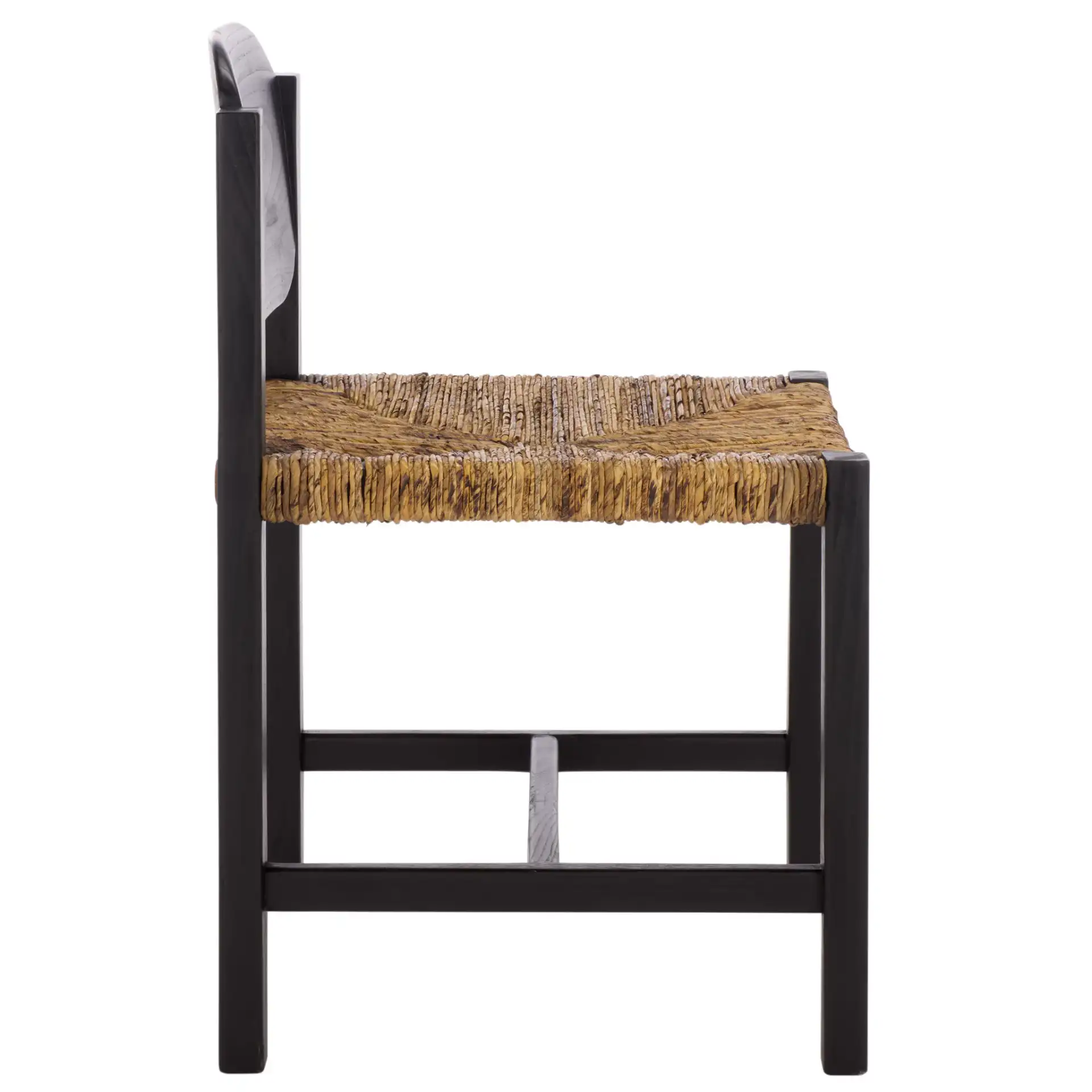Aristedes Dining Chair in Banana Natural / Black, detail view
