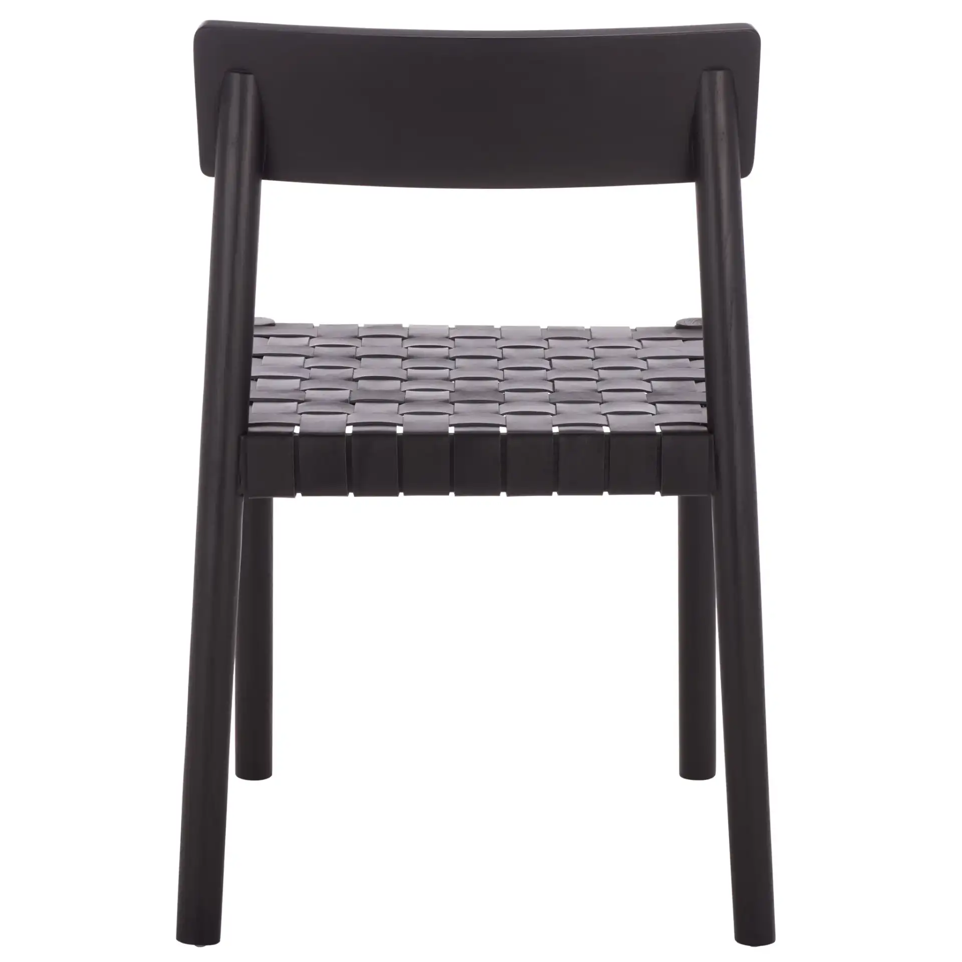 Tyde Dining Chair in Black, detail view