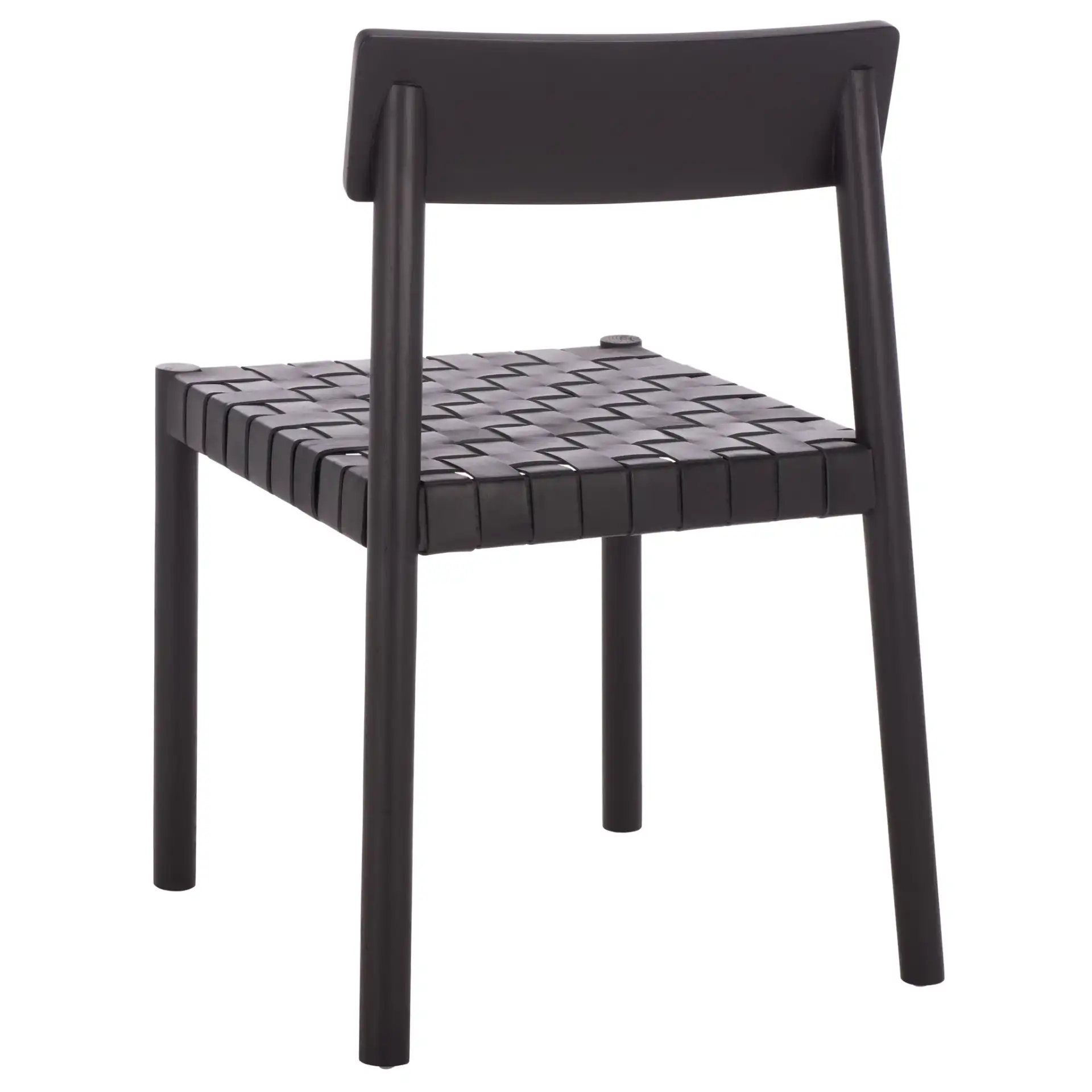 Tyde Dining Chair in Black, detail view