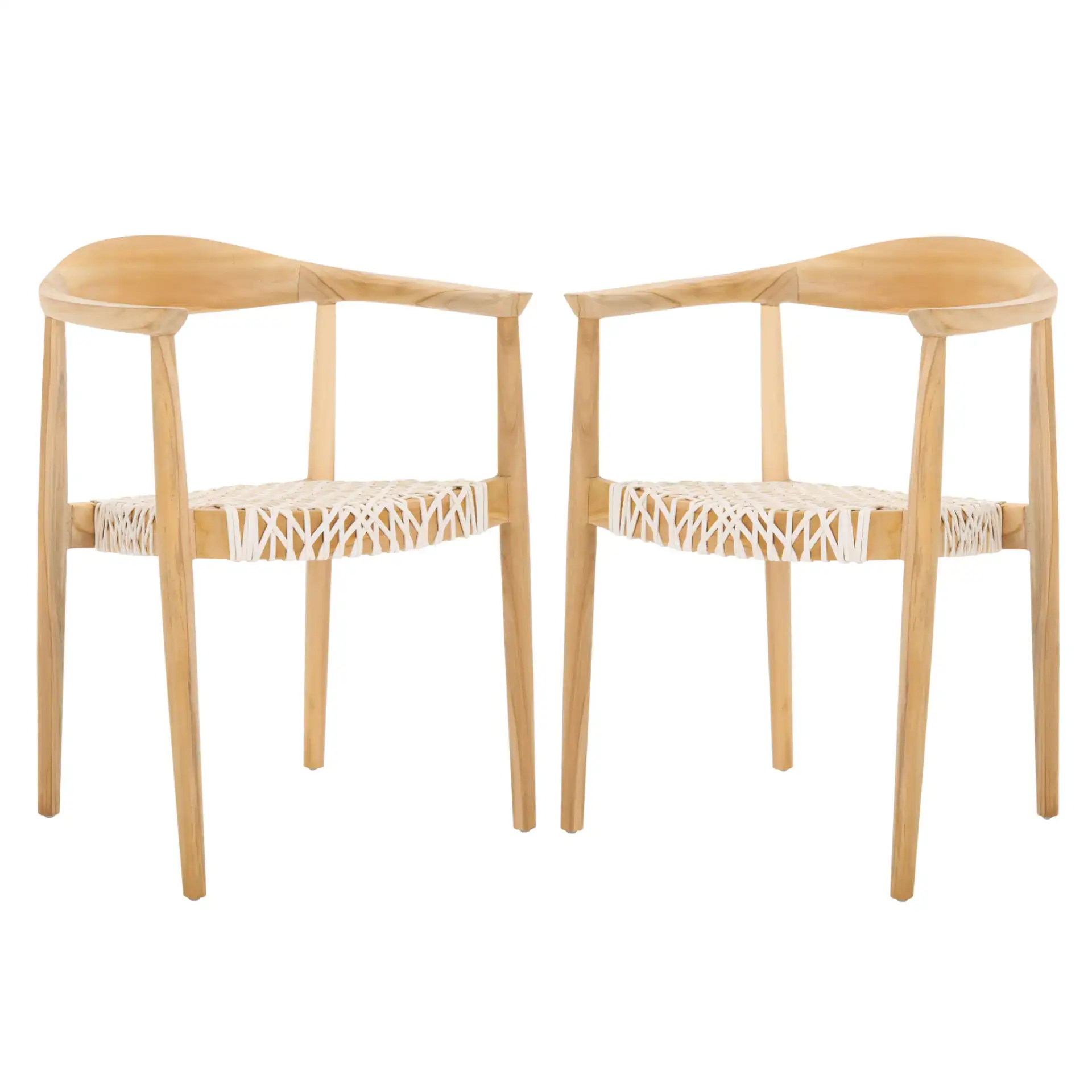 Bandelier Stacking Dining Chair (Set of 2) in Black