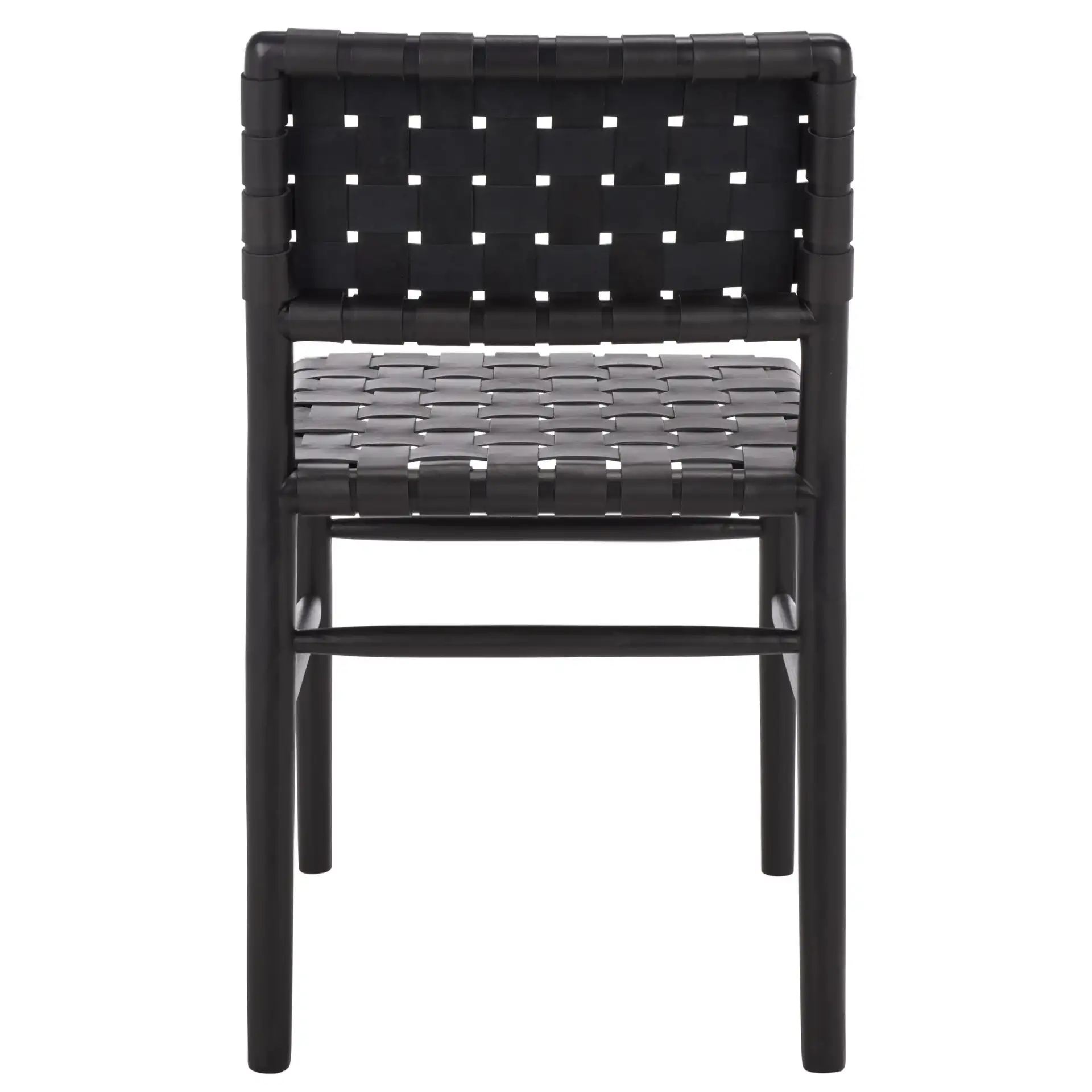 Kaiber Dining Chair in Black, detail view