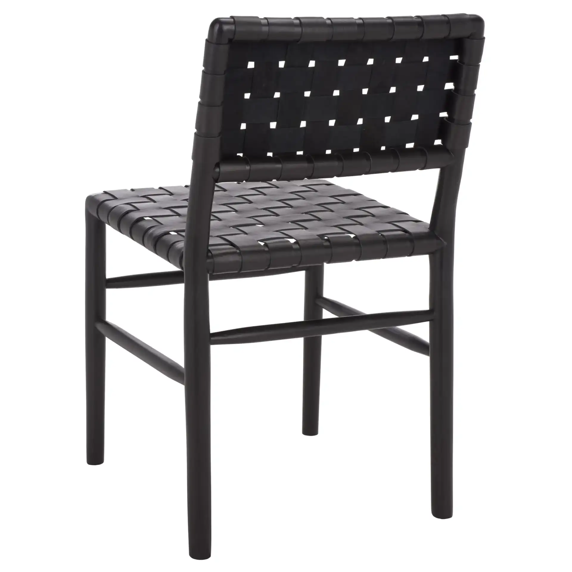 Kaiber Dining Chair in Black, detail view