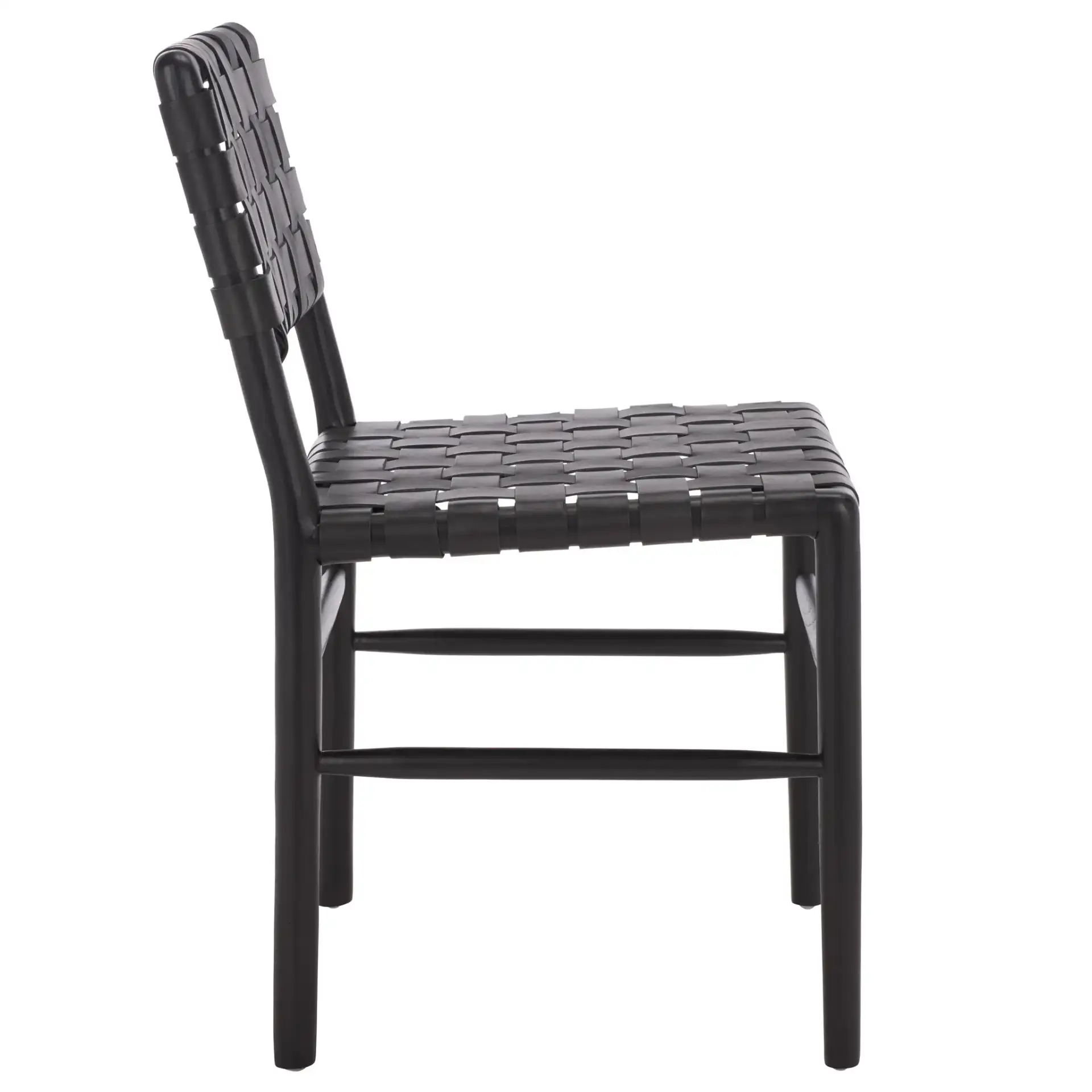 Kaiber Dining Chair in Black, detail view