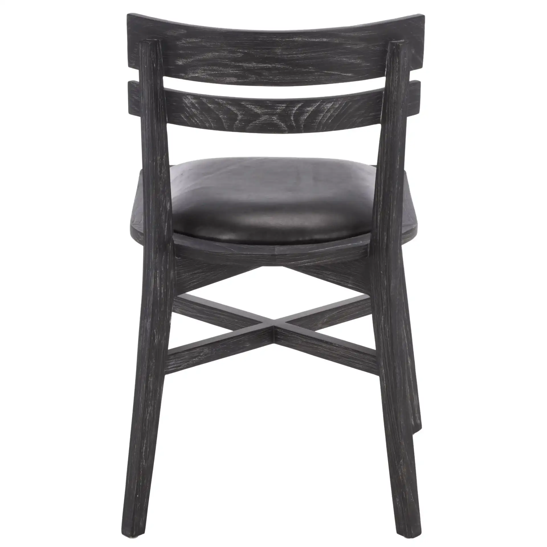 Casper Dining Chair in Black Wash / Black, detail view