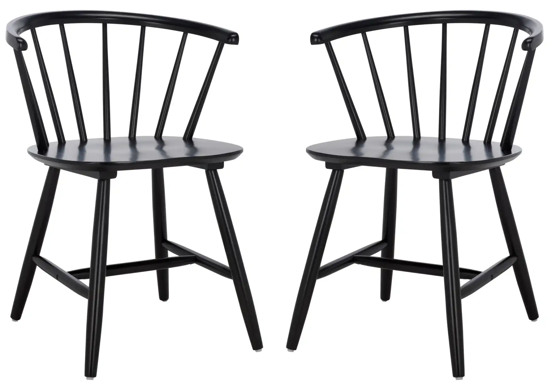 Ceres Dining Chair (Set of 2) in Black, detail view