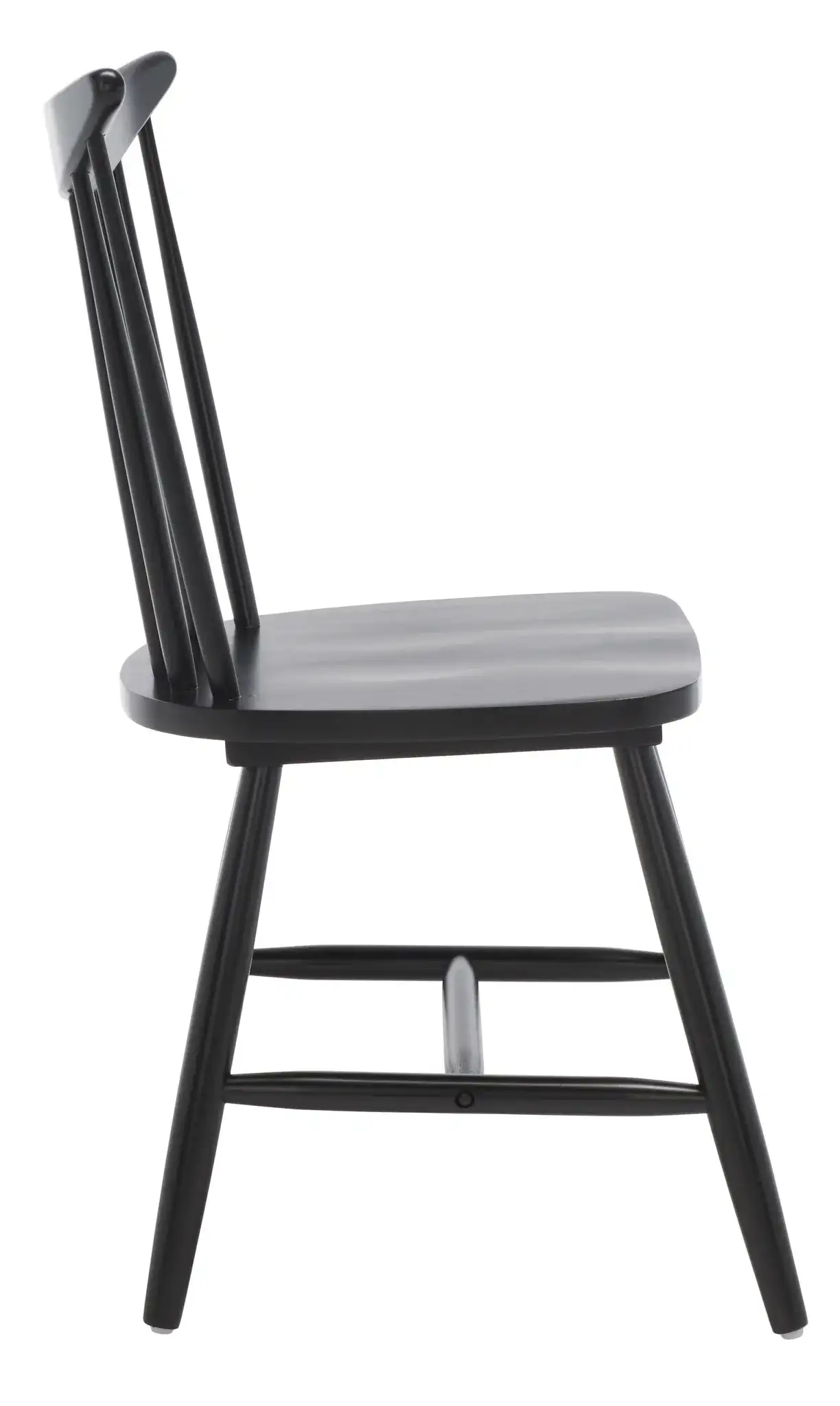 Jodan Dining Chair (Set of 2) in Black, detail view