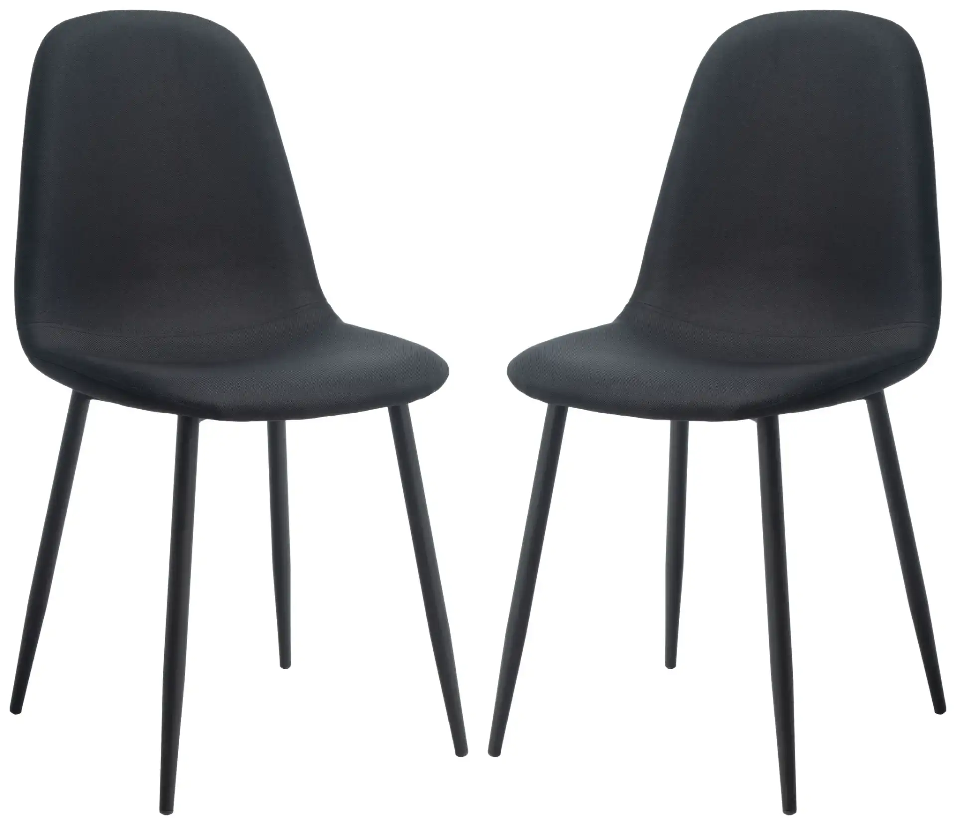 Blaire Dining Chair (Set of 2) in Pink / Dark Gray, detail view