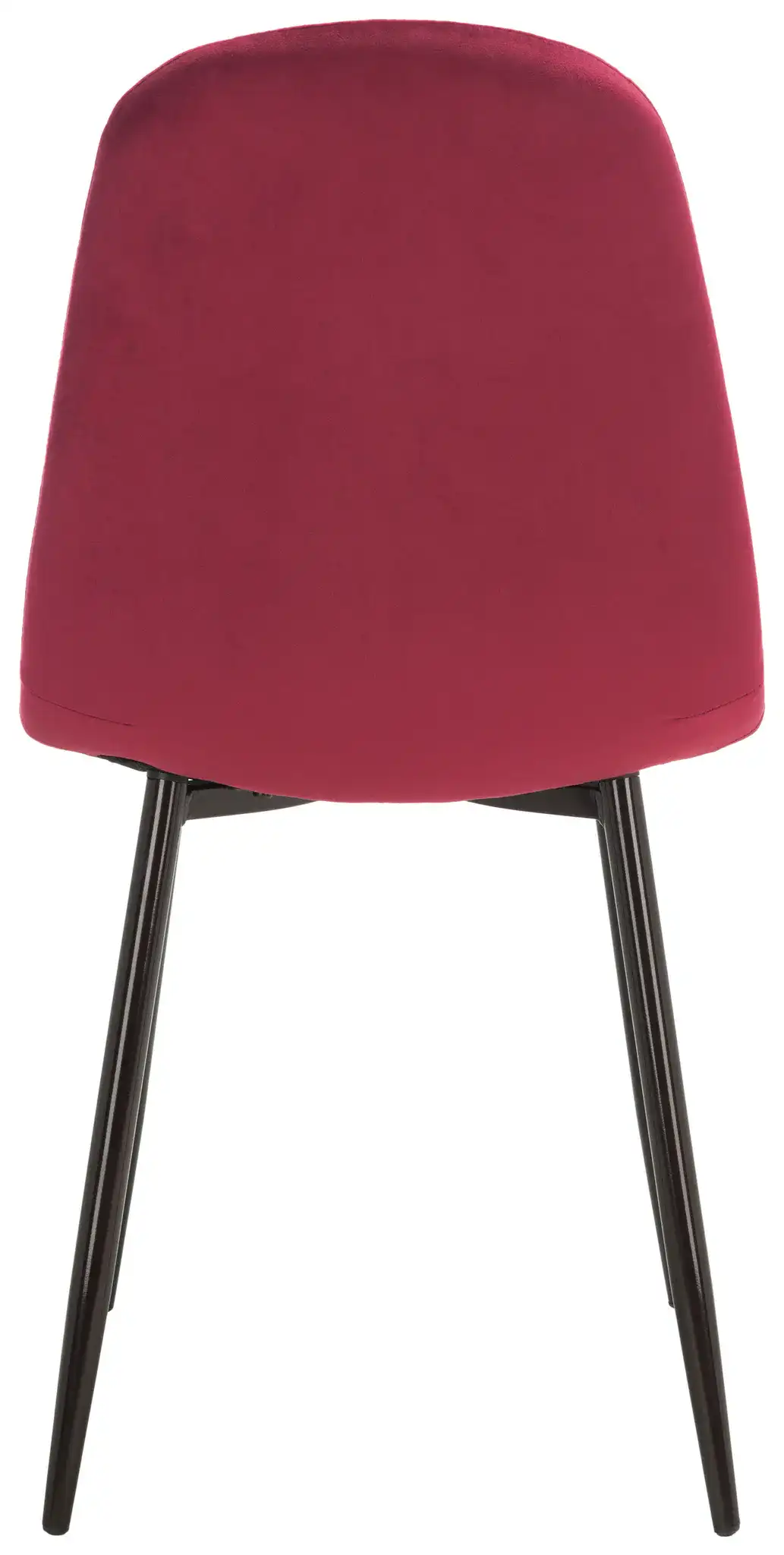 Blaire Dining Chair (Set of 2) in Pink / Dark Gray, detail view
