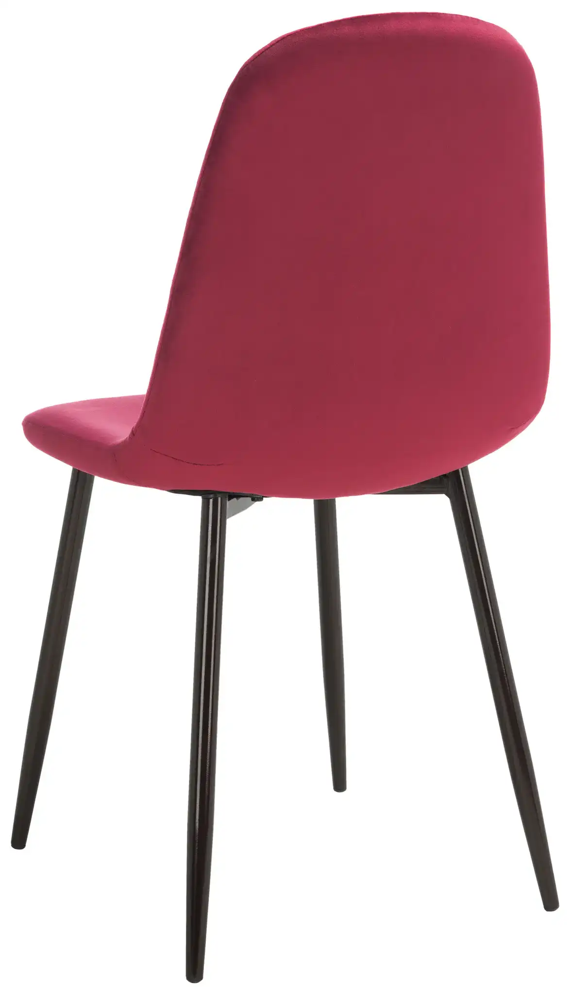 Blaire Dining Chair (Set of 2) in Pink / Dark Gray, detail view