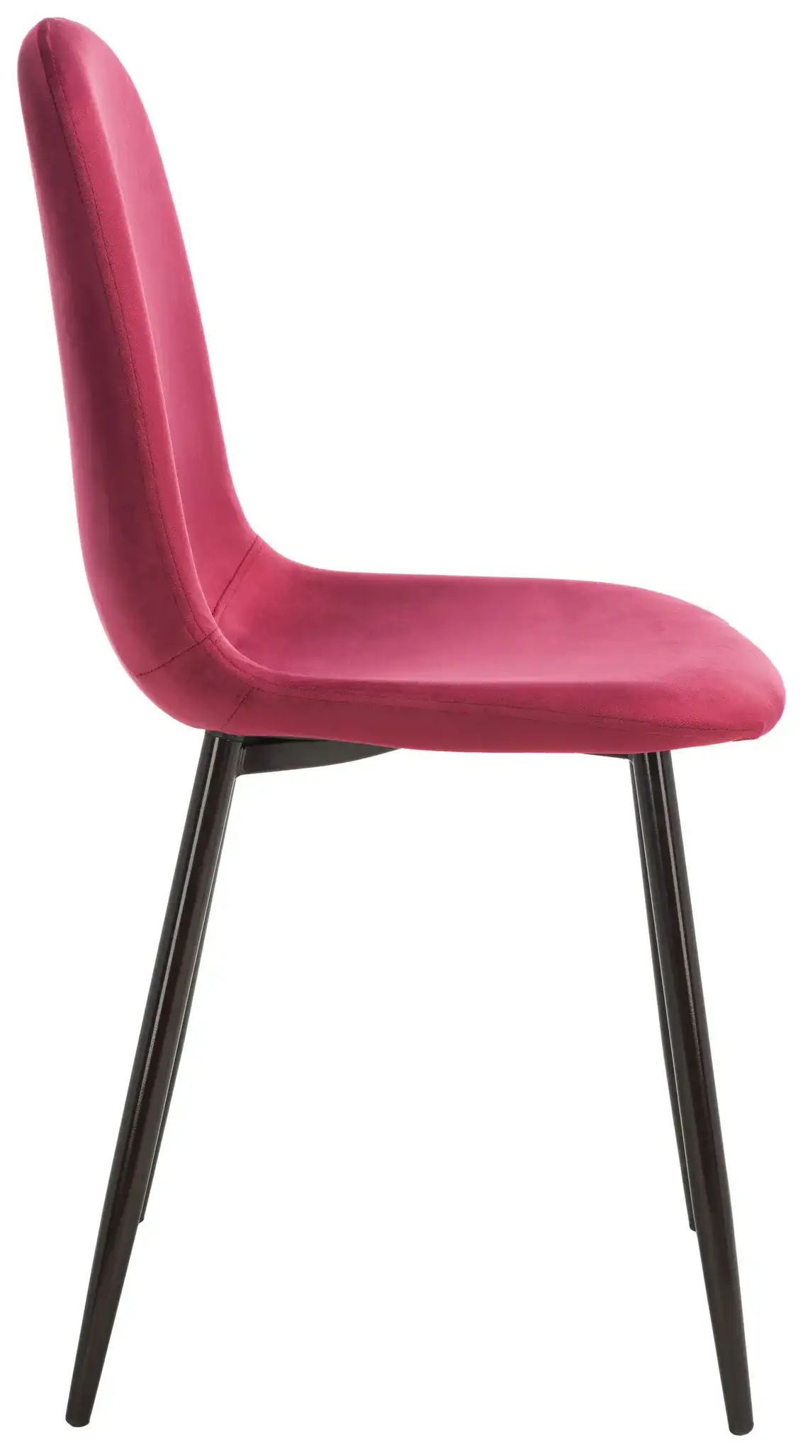Blaire Dining Chair (Set of 2) in Pink / Dark Gray, detail view