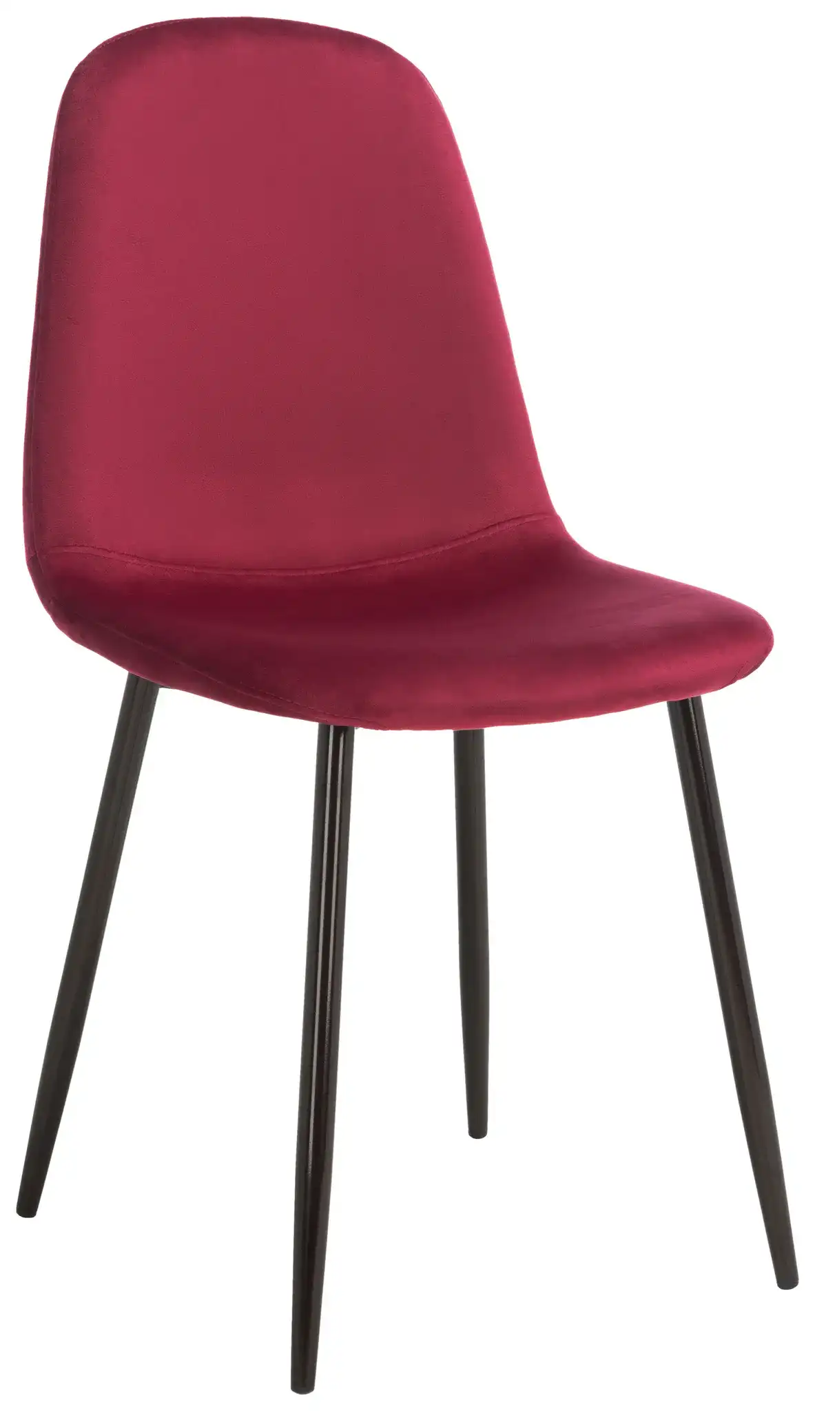 Blaire Dining Chair (Set of 2) in Pink / Dark Gray, detail view