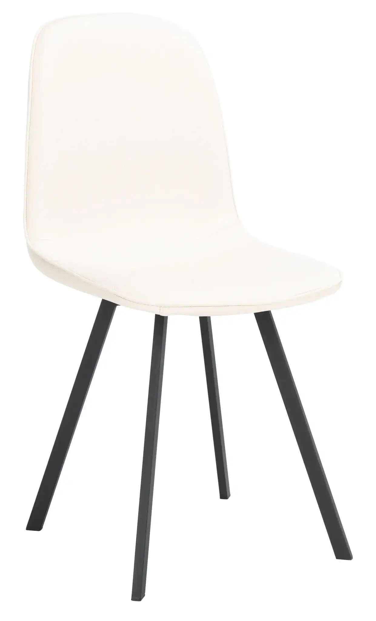 Ellery Dining Chair (Set of 2) in Beige / Black, detail view