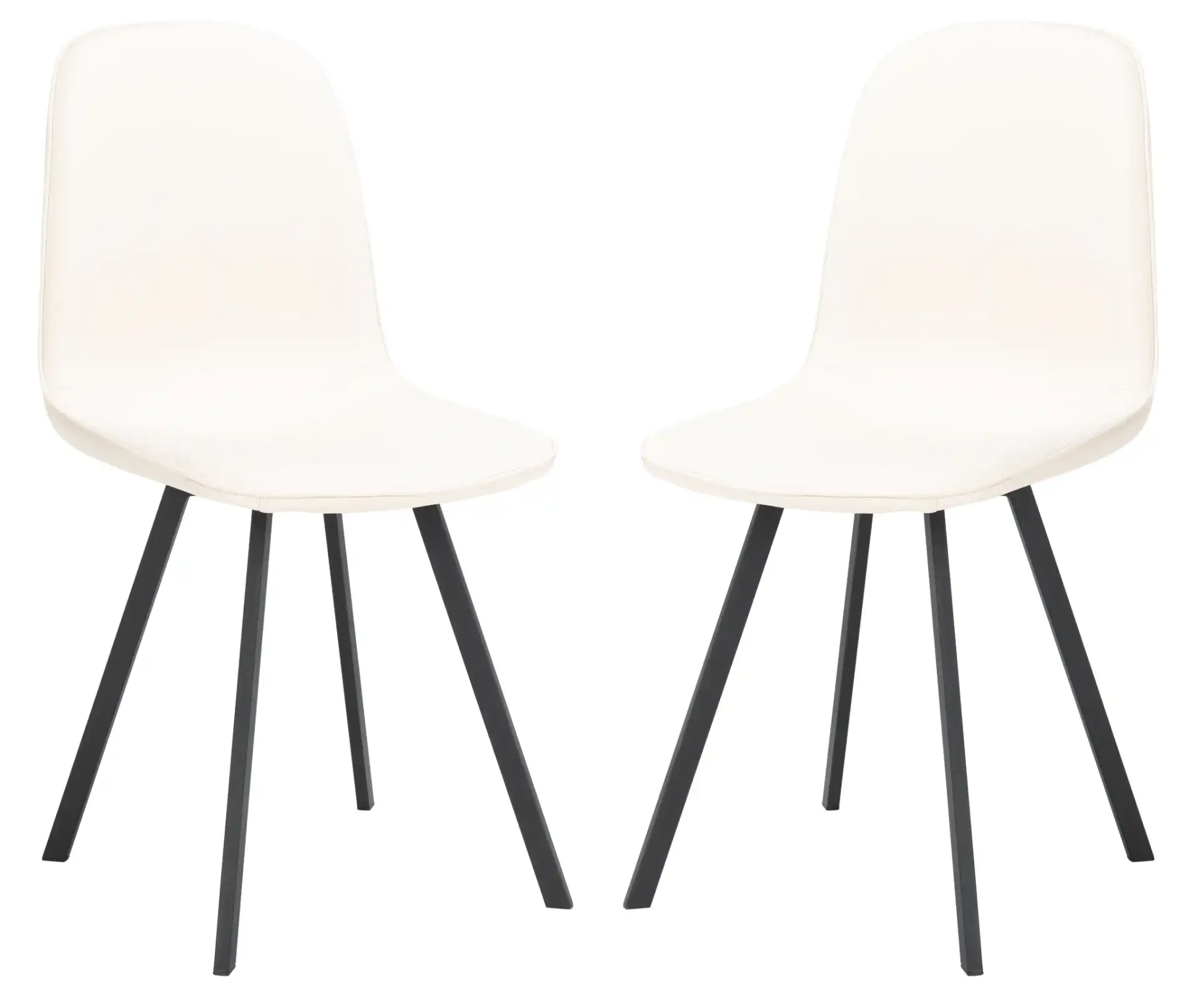 Ellery Dining Chair (Set of 2) in Beige / Black, detail view