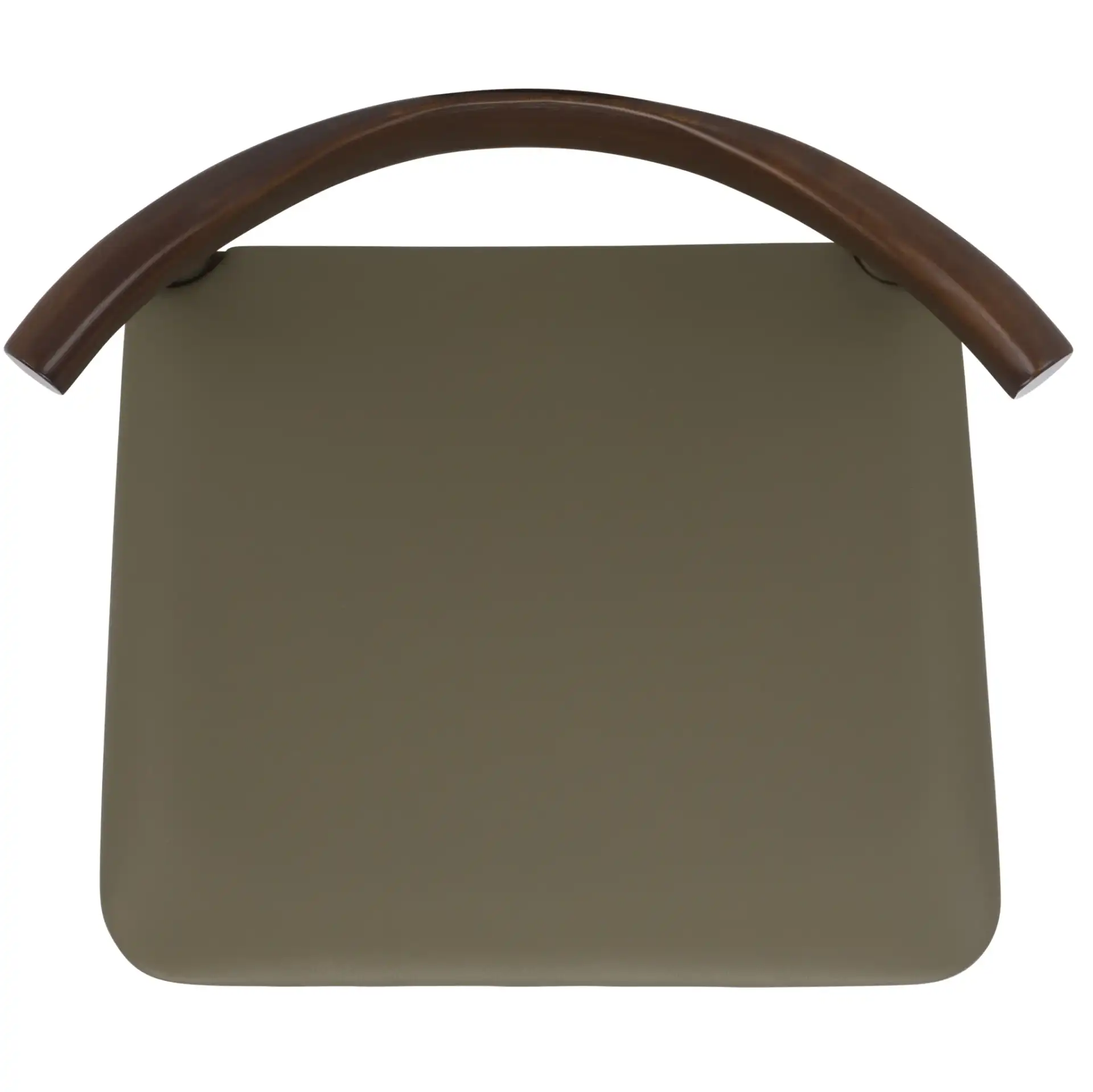 Elbow Dining Chair (Set of 2) in Olive / Espresso, detail view