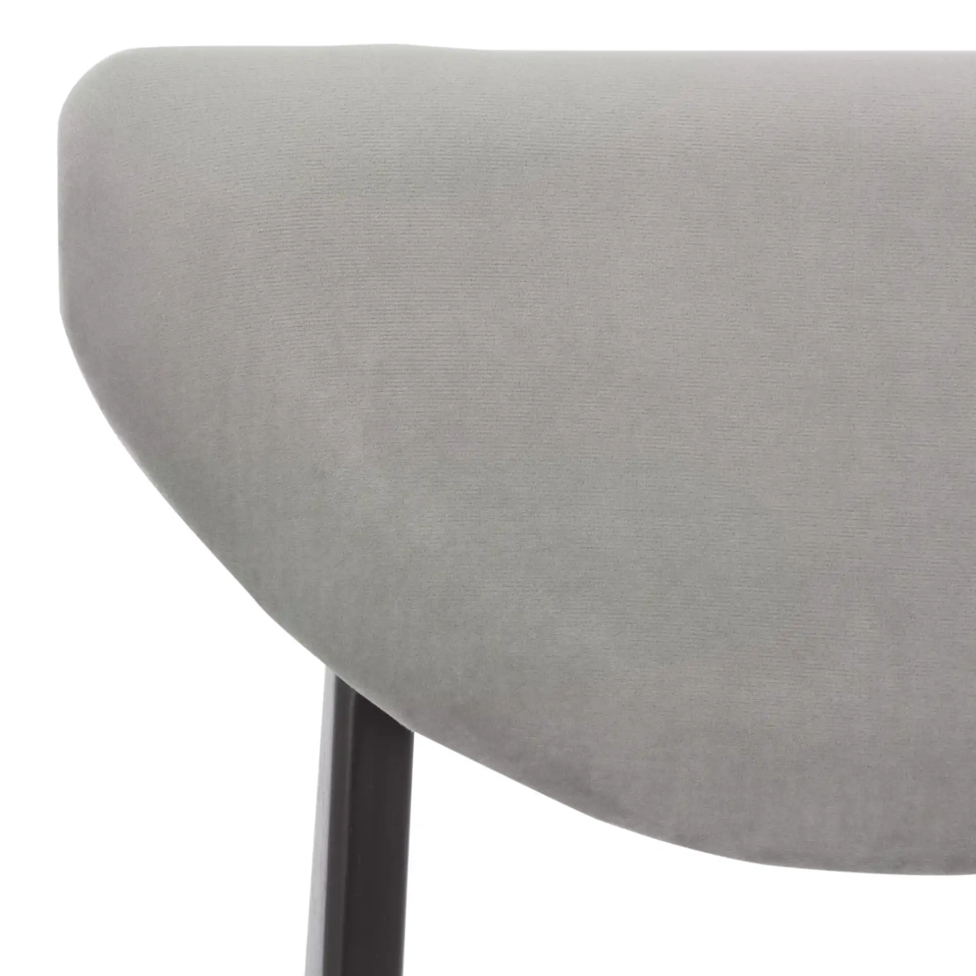 Botan Dining Chair (Set of 2) in Black / Gray in a styled room