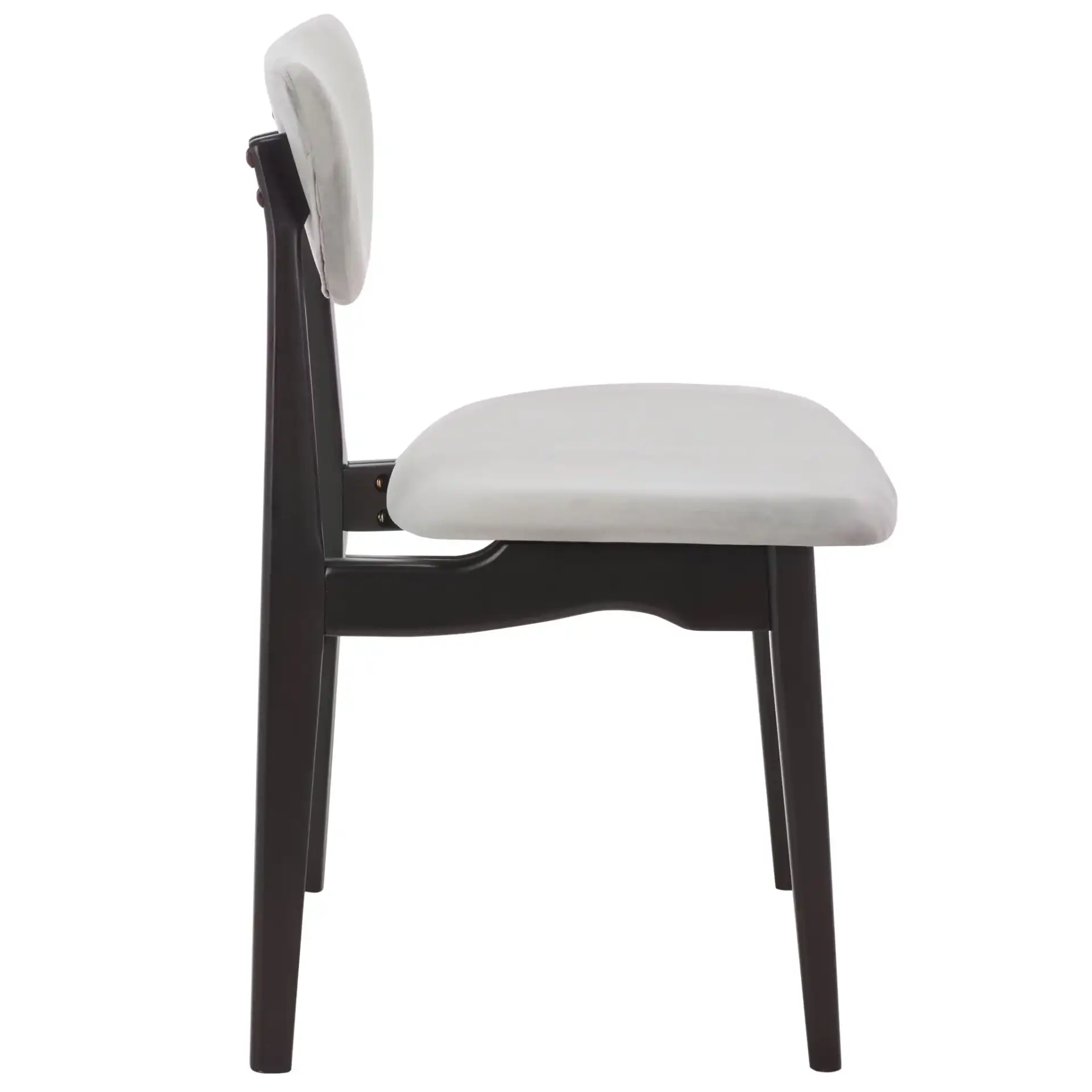 Botan Dining Chair (Set of 2) in Black / Gray, detail view