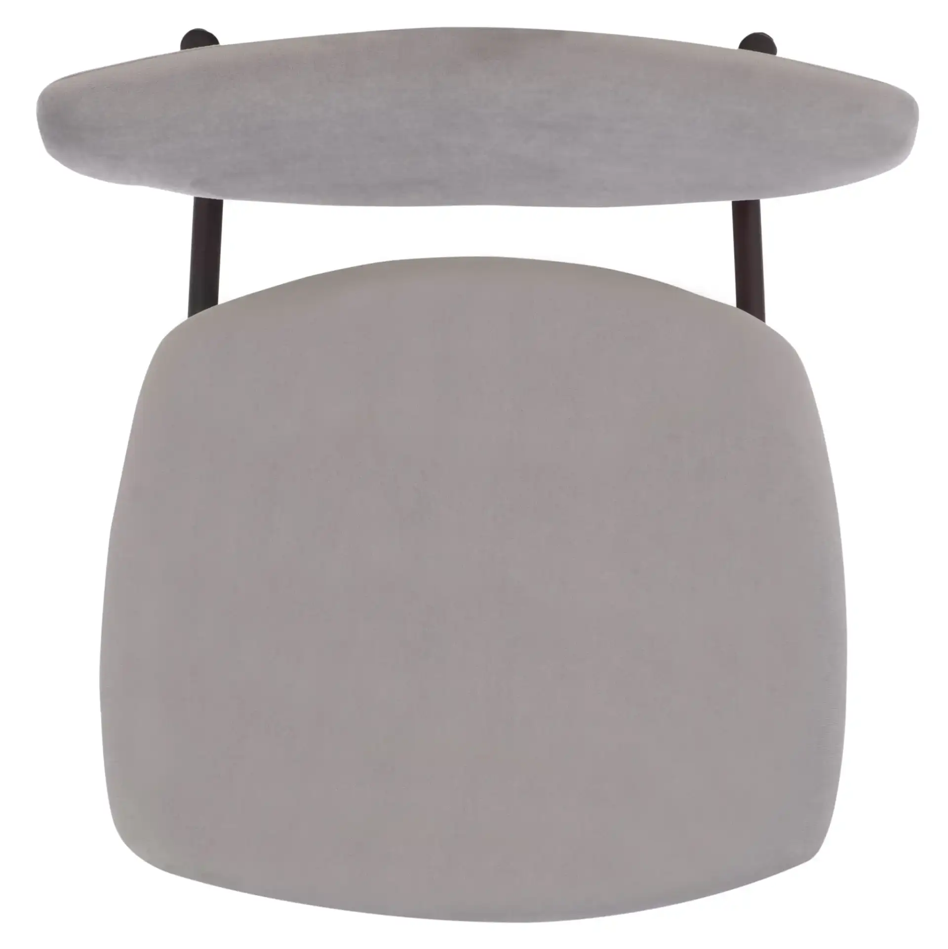 Botan Dining Chair (Set of 2) in Black / Gray, detail view
