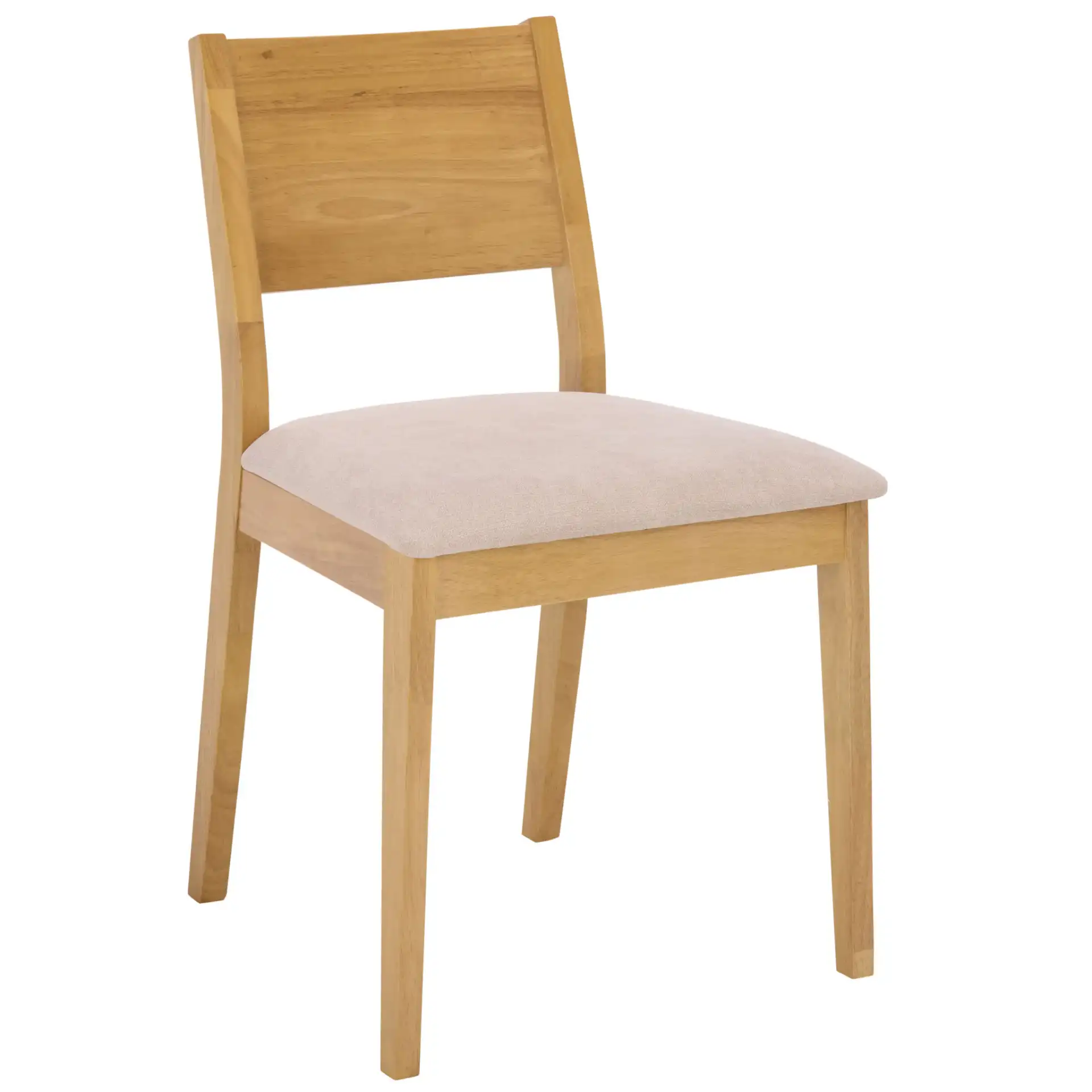 Kata Dining Chair (Set of 2) in Natural / Cream