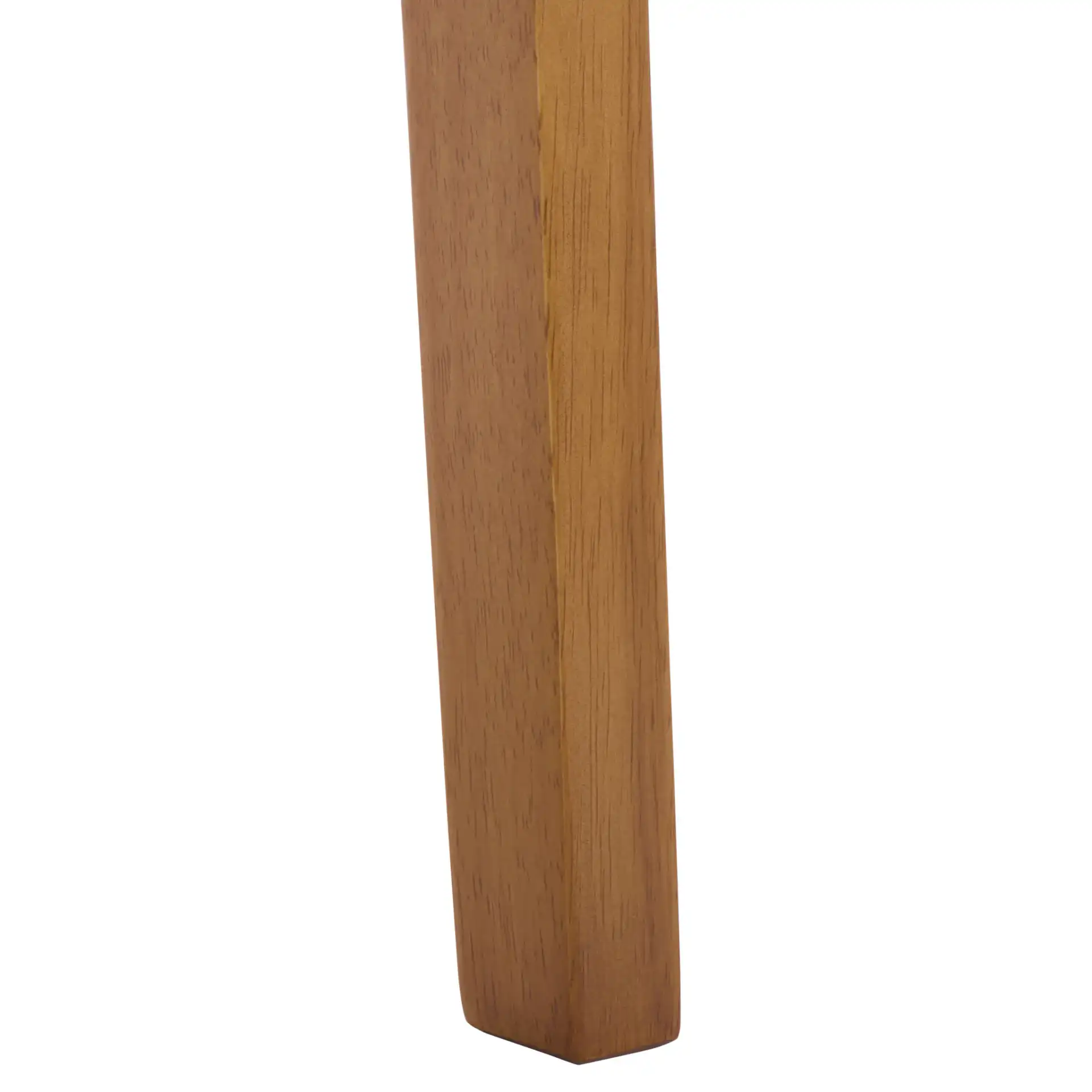 Wildon Dining Chair in Dark Green / Light Walnut, detail view