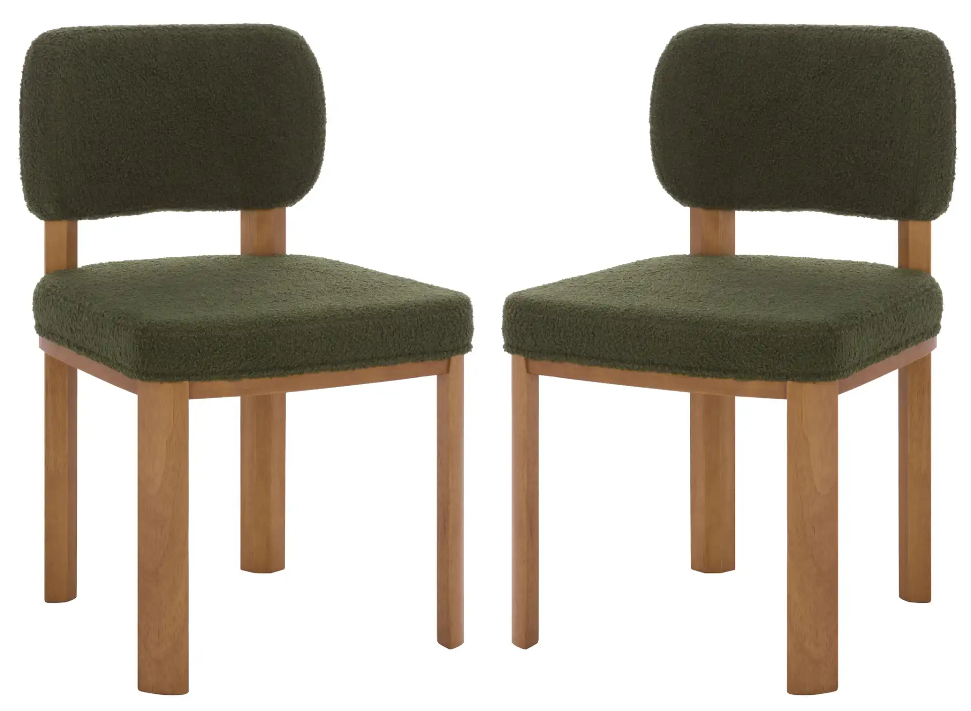 Dark Green / Light Walnut