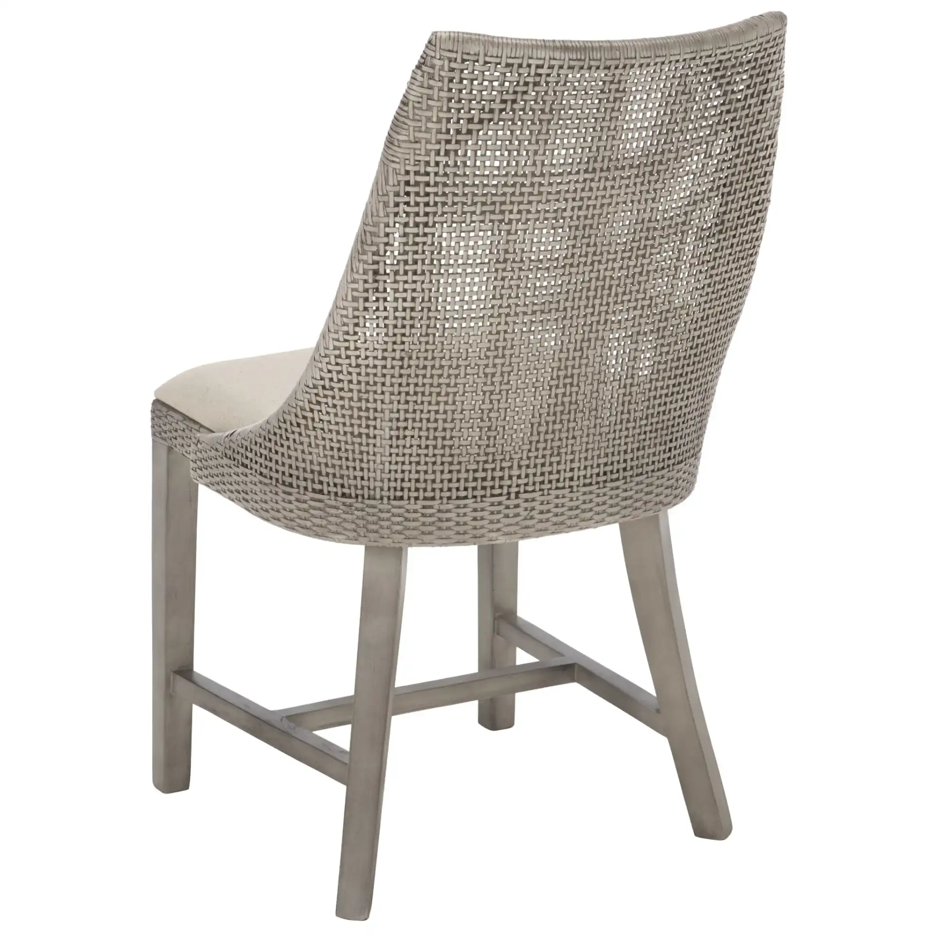 Daylon Dining Chair in Grey / White, detail view