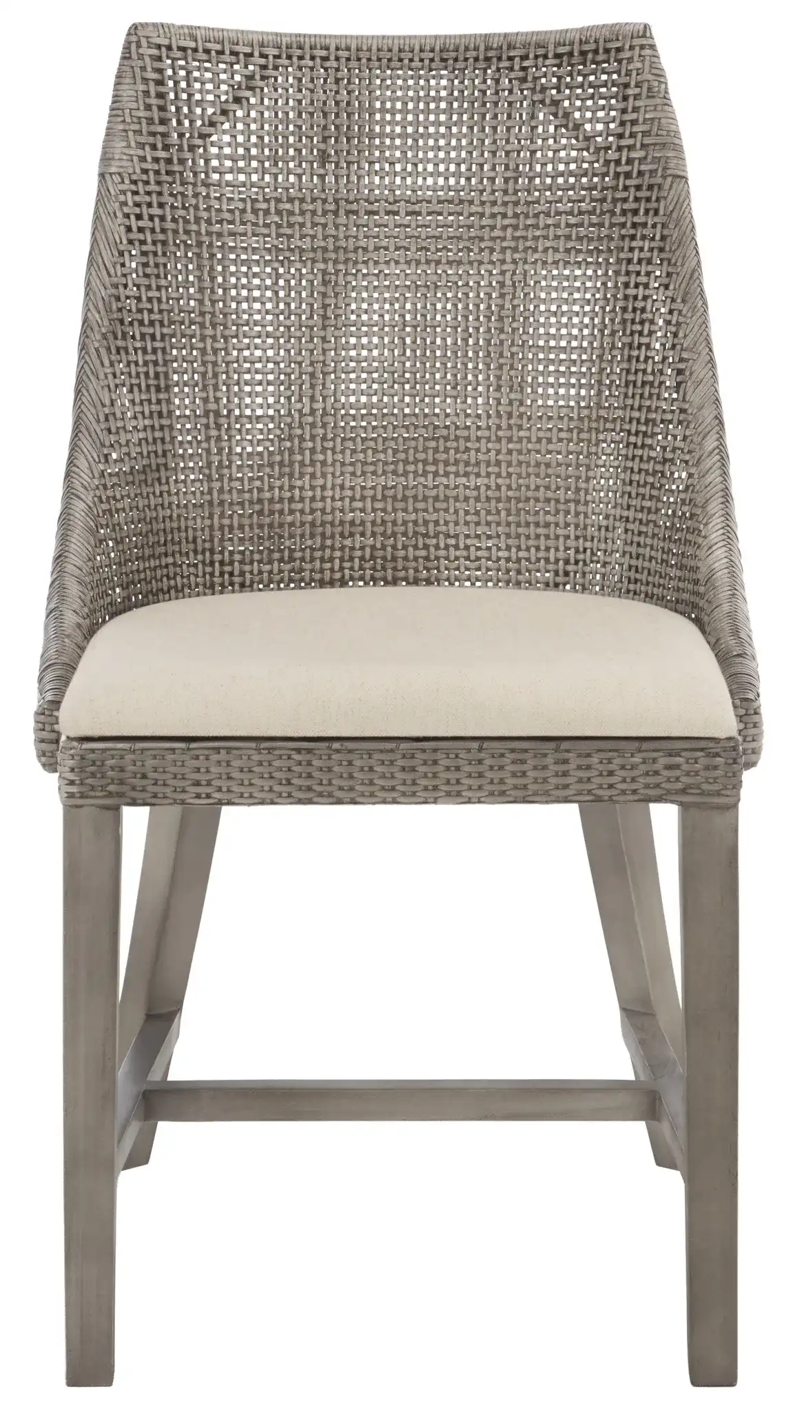 Daylon Dining Chair in Grey / White, detail view