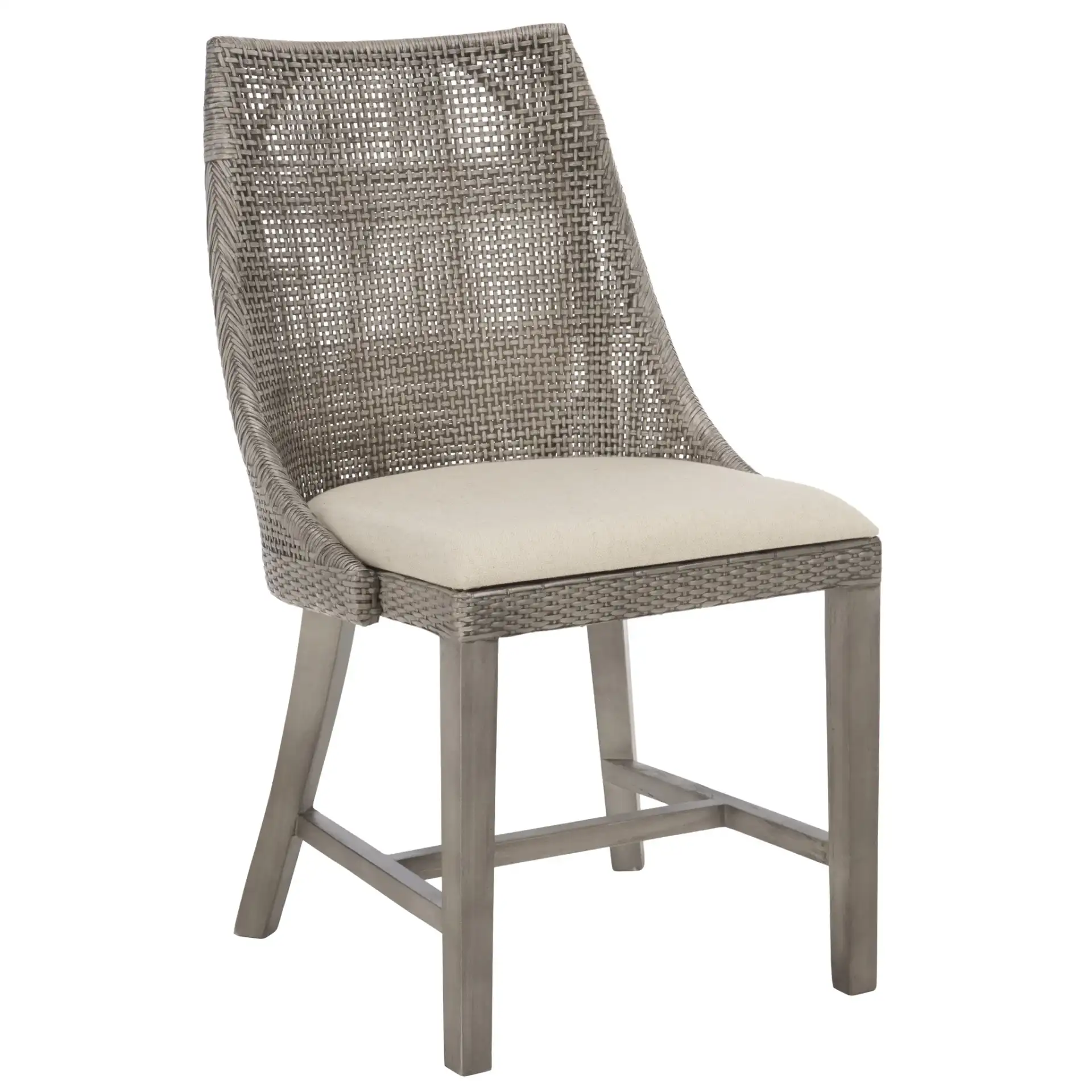 Daylon Dining Chair in Grey / White