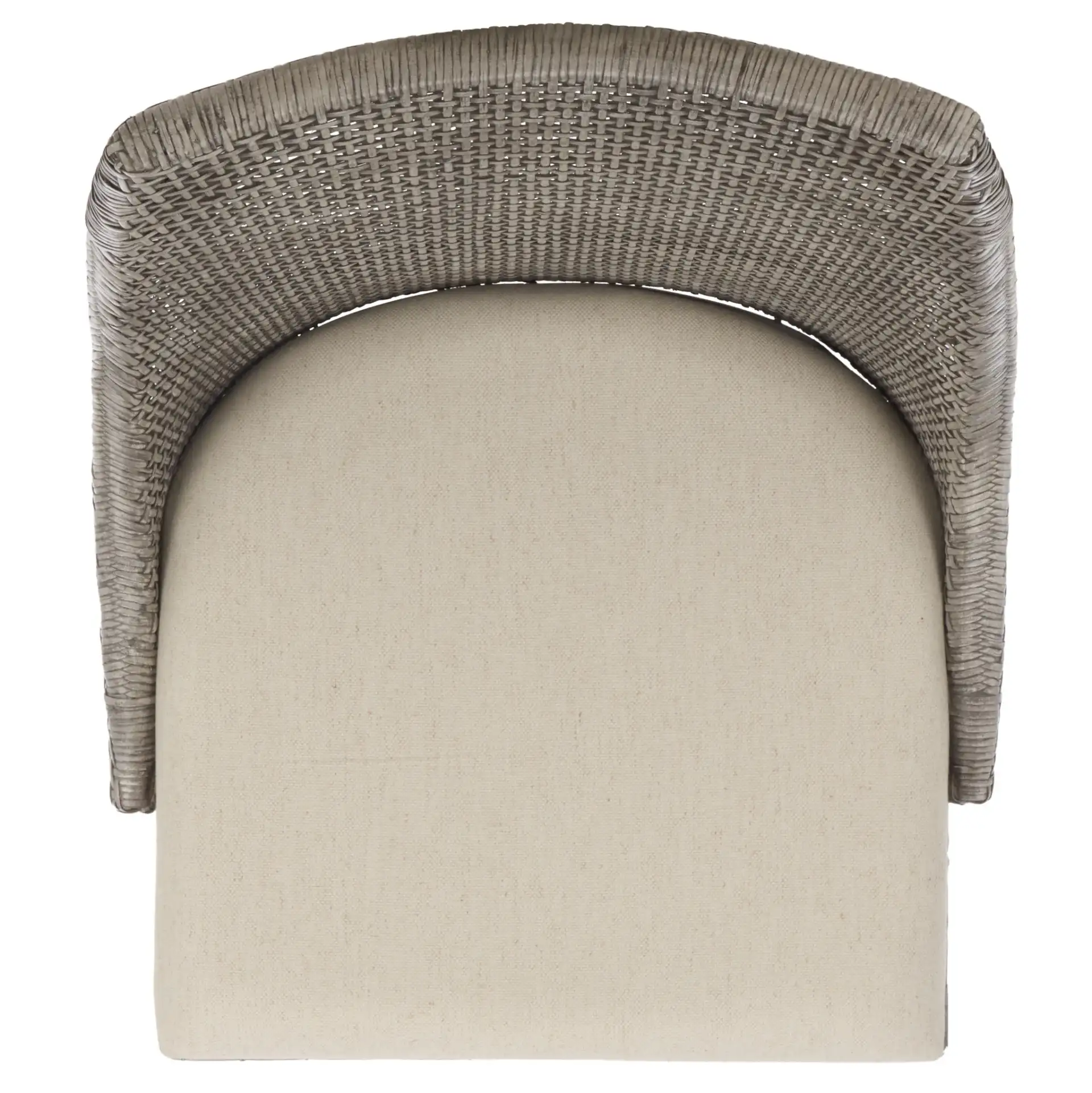 Daylon Dining Chair in Grey / White, detail view