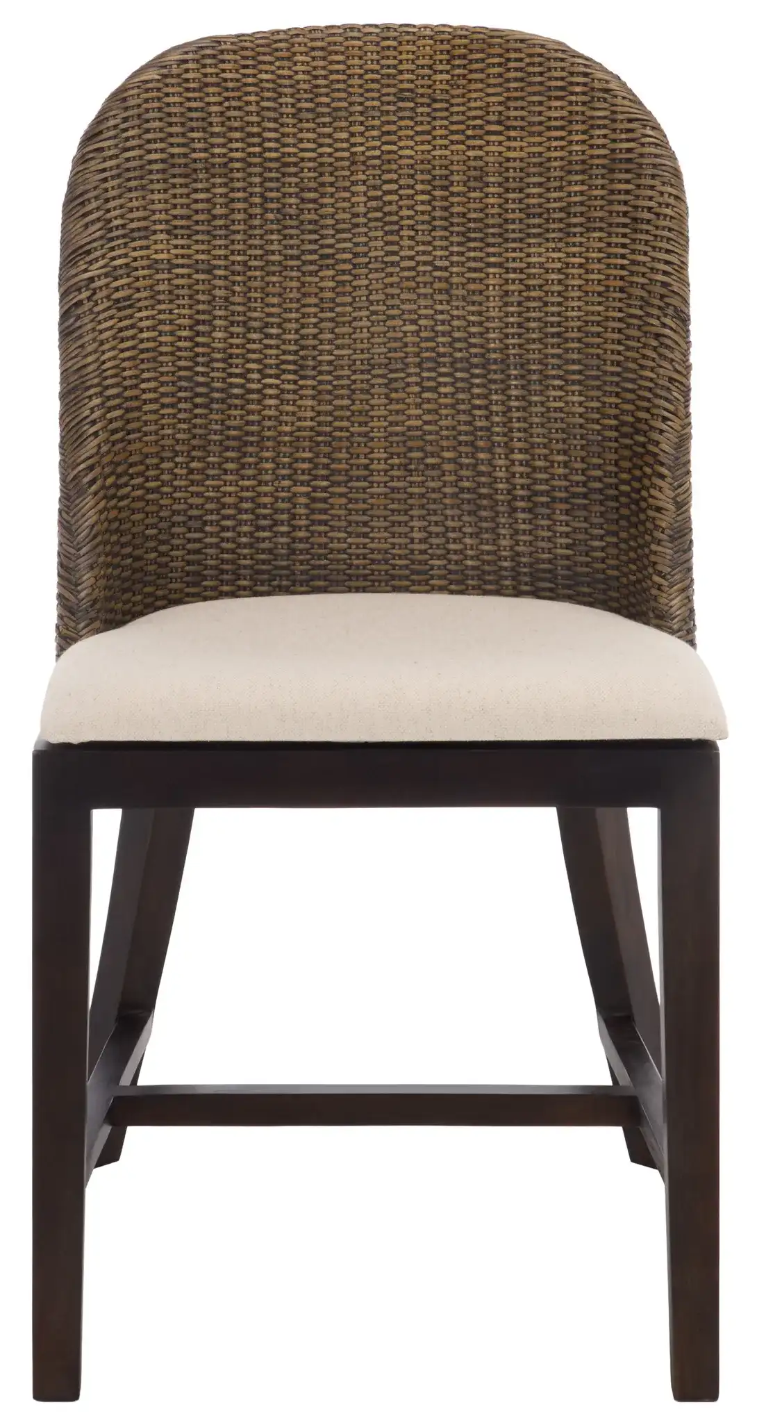 Maikon Dining Chair in Light Brown / White, detail view