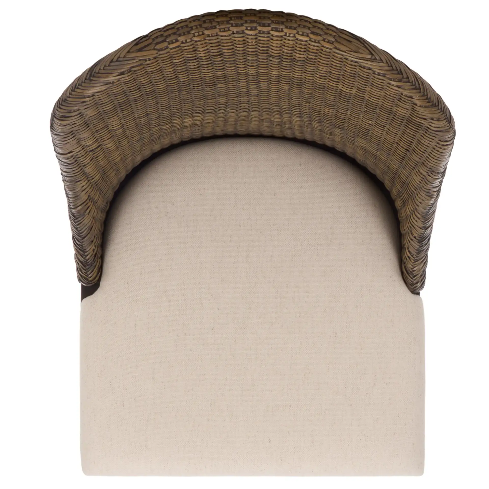 Maikon Dining Chair in Light Brown / White, detail view