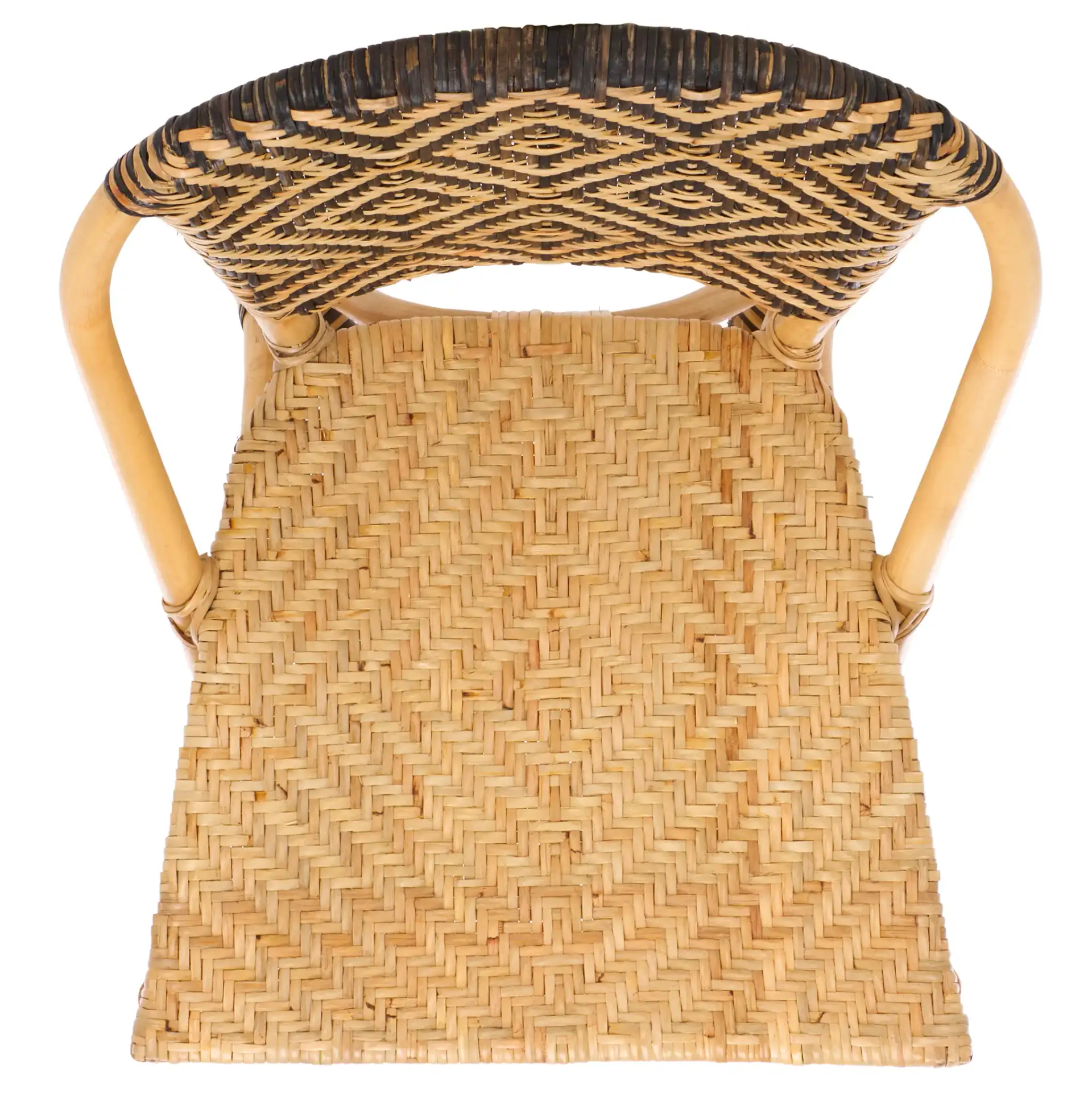 Callidora Dining Chair in Natural / Black, detail view
