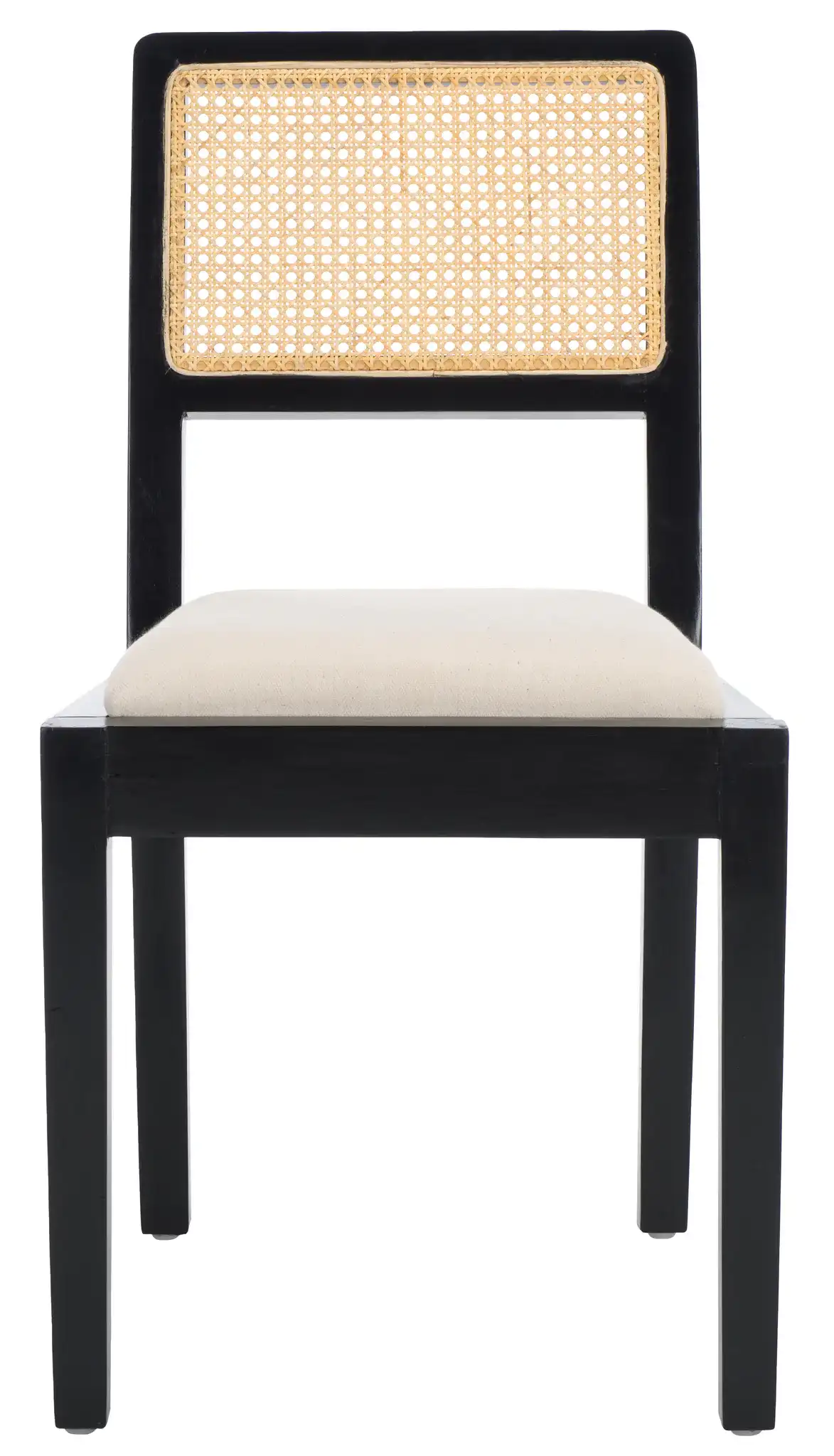 Suzetta Dining Chair in Natural / White, detail view