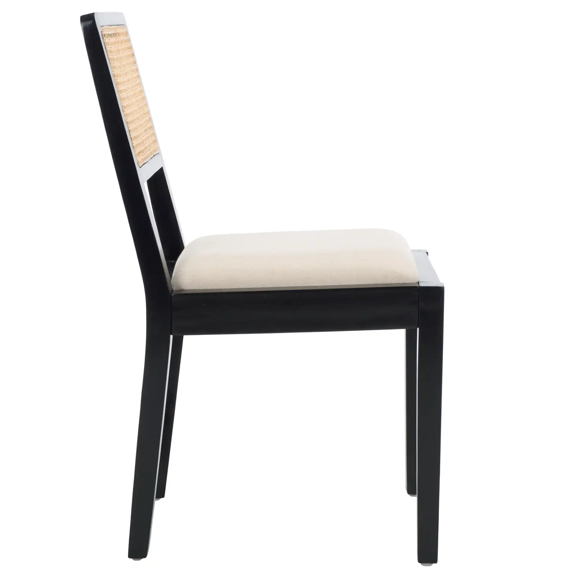 Suzetta Dining Chair in Natural / White, detail view
