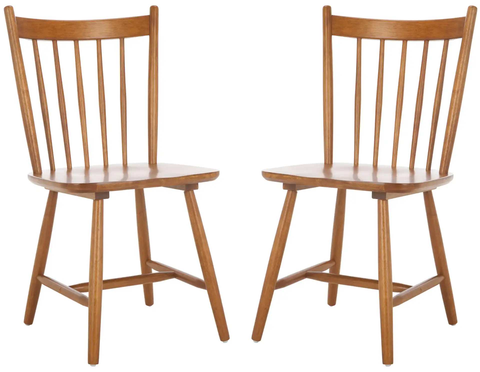 Andreas Spindle Dining Chairs (Set Of 2) in Dark Walnut