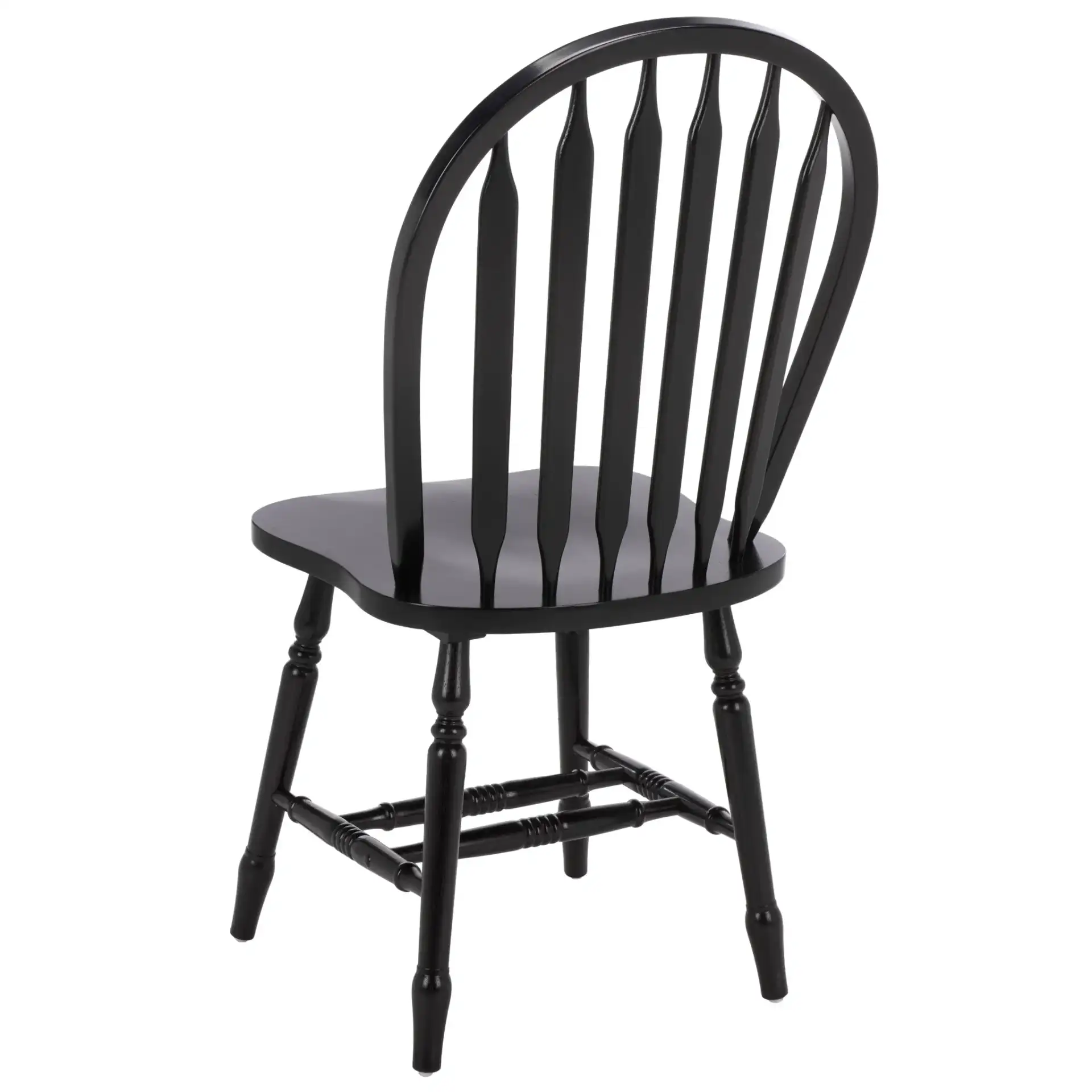 Fazel Dining Chairs (Set of 2) in Black, detail view
