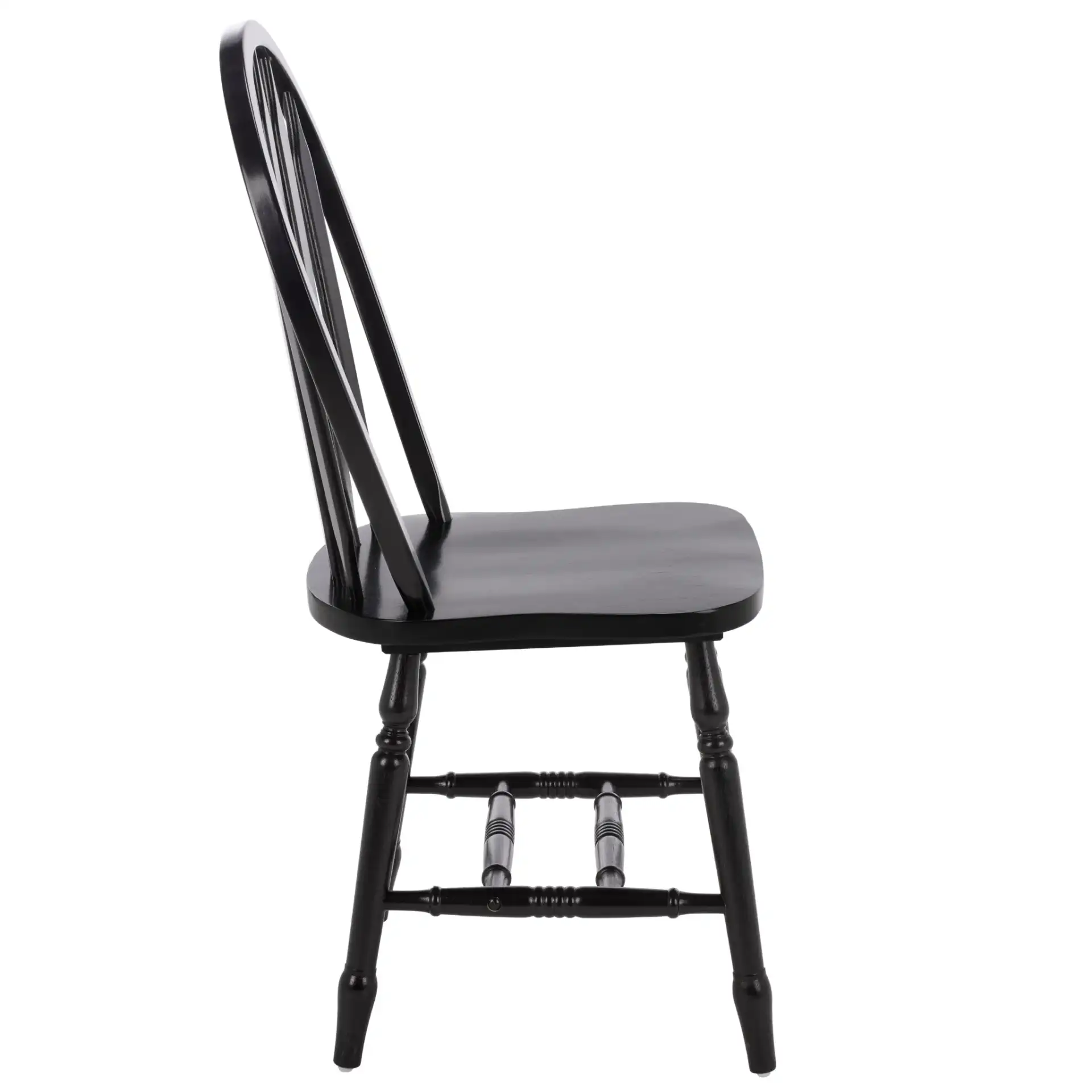 Fazel Dining Chairs (Set of 2) in Black, detail view