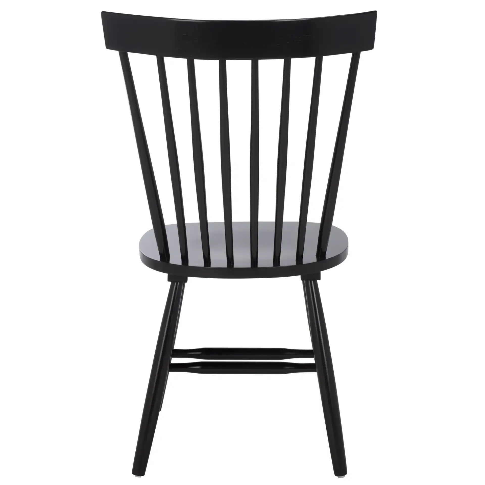 Novalyn Dining Chairs (Set Of 2) in Black, detail view